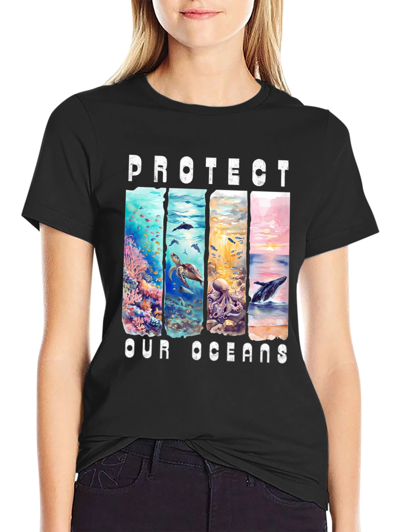 Protect Our Oceans Graphic T-Shirt