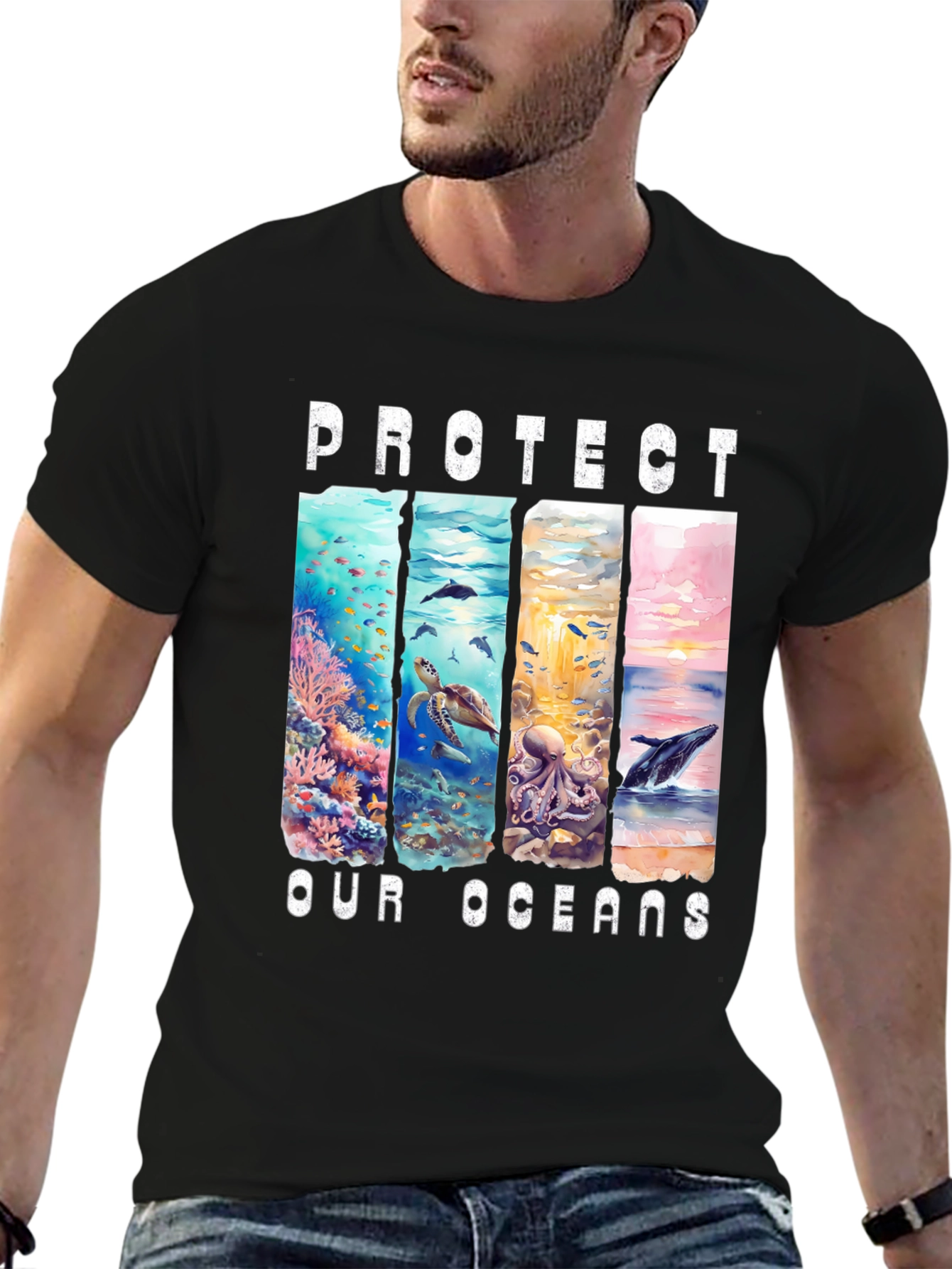 Protect Our Oceans Graphic T-Shirt