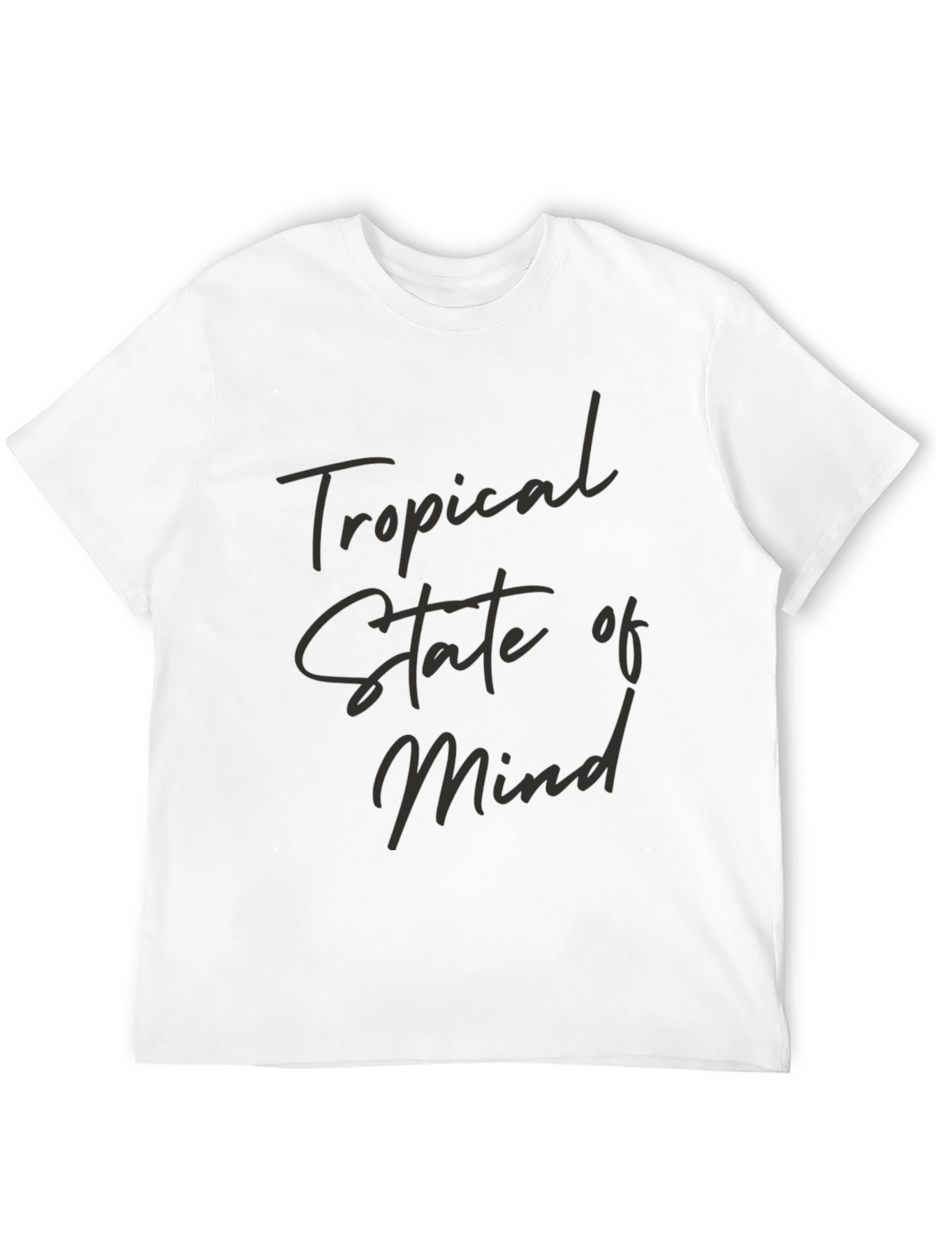Tropical State of Mind Black T-Shirt