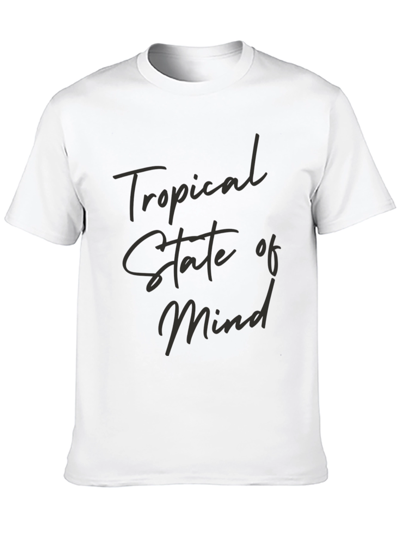 Tropical State of Mind Black T-Shirt