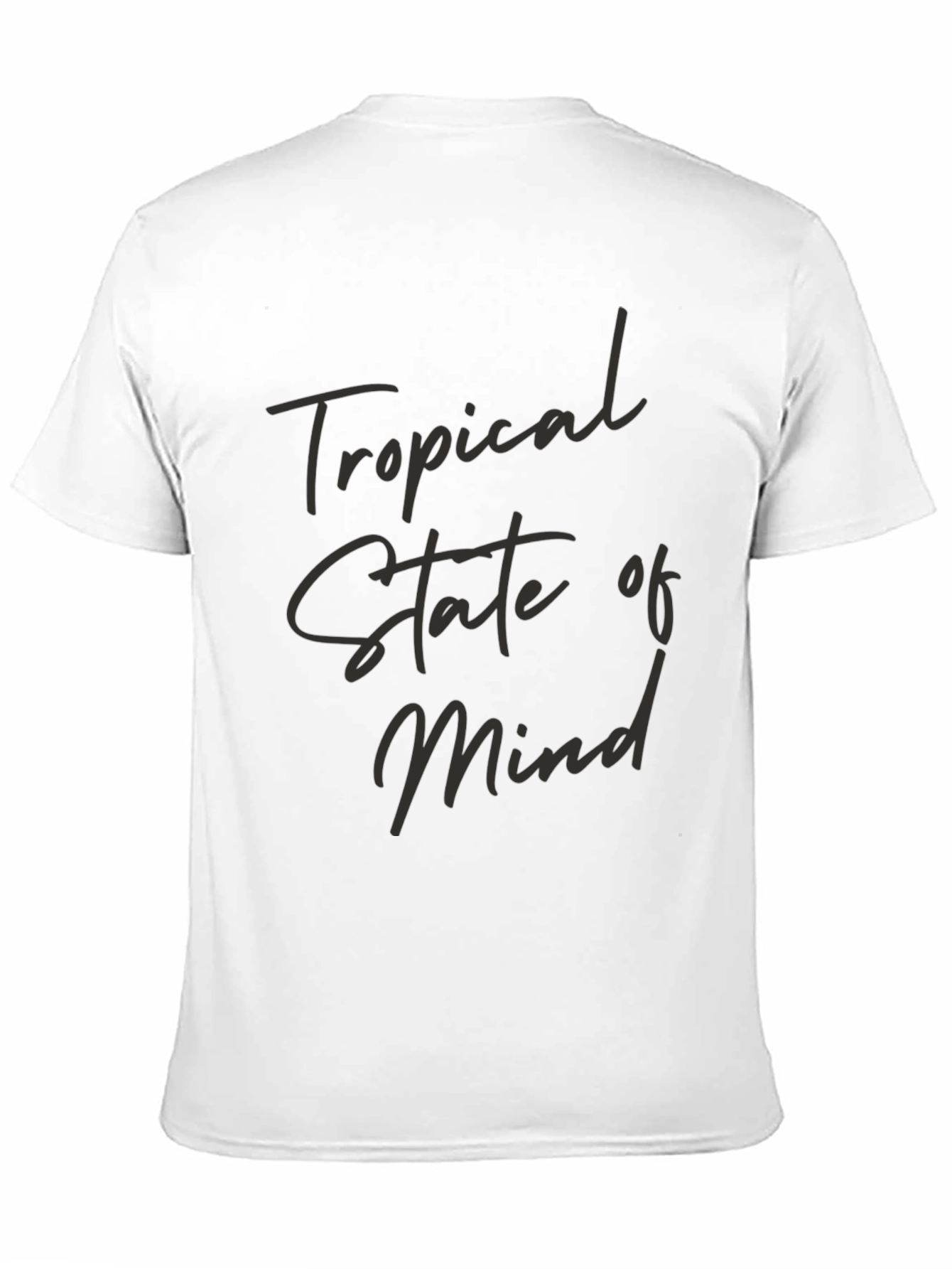 Tropical State of Mind Black T-Shirt