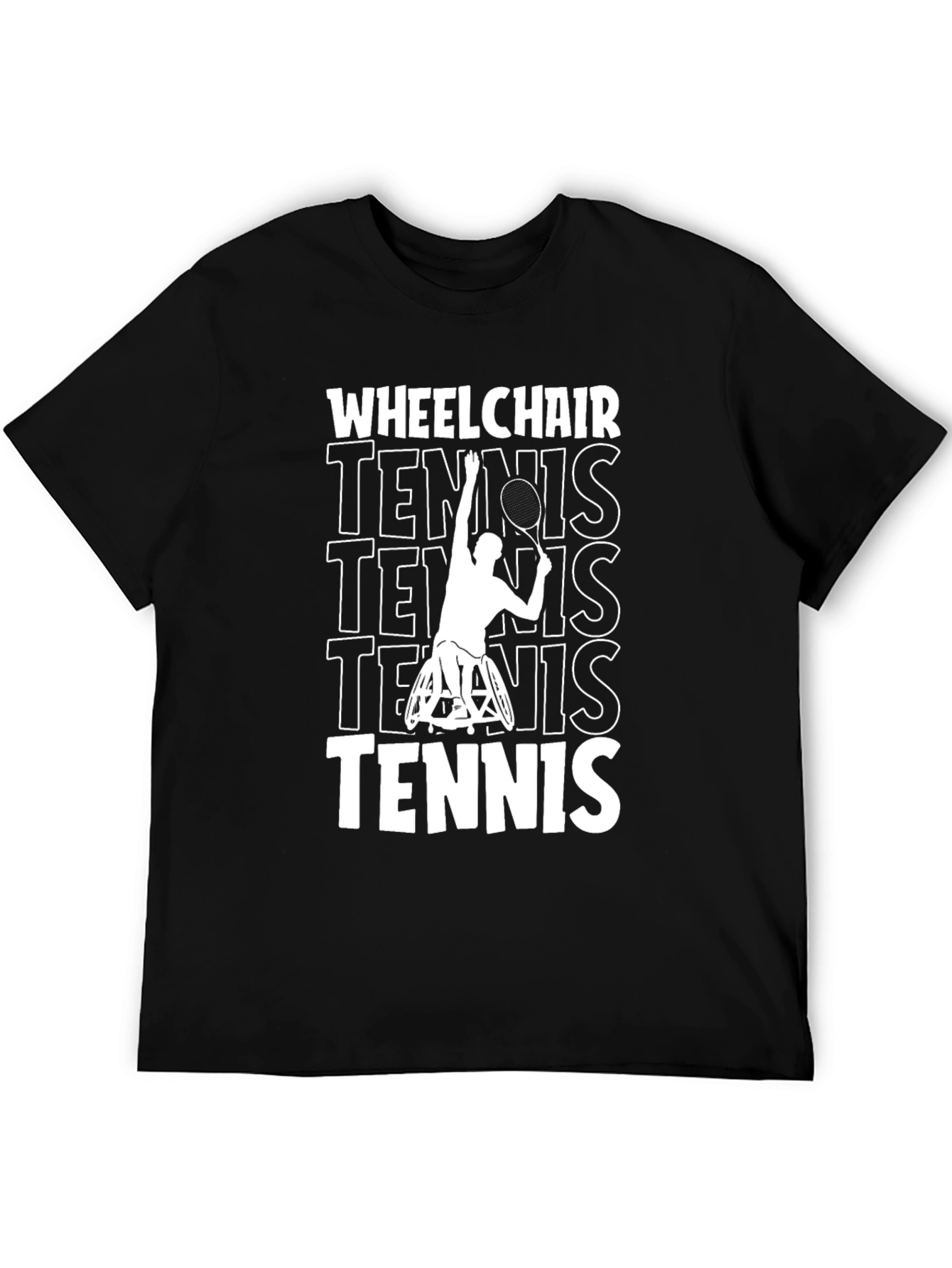 Wheelchair Tennis Graphic T-Shirt