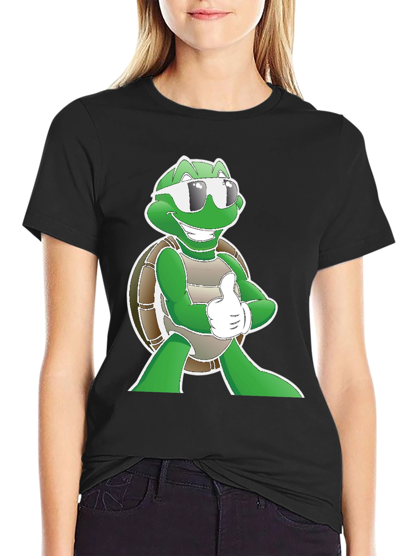 Cool Turtle Graphic T-Shirt