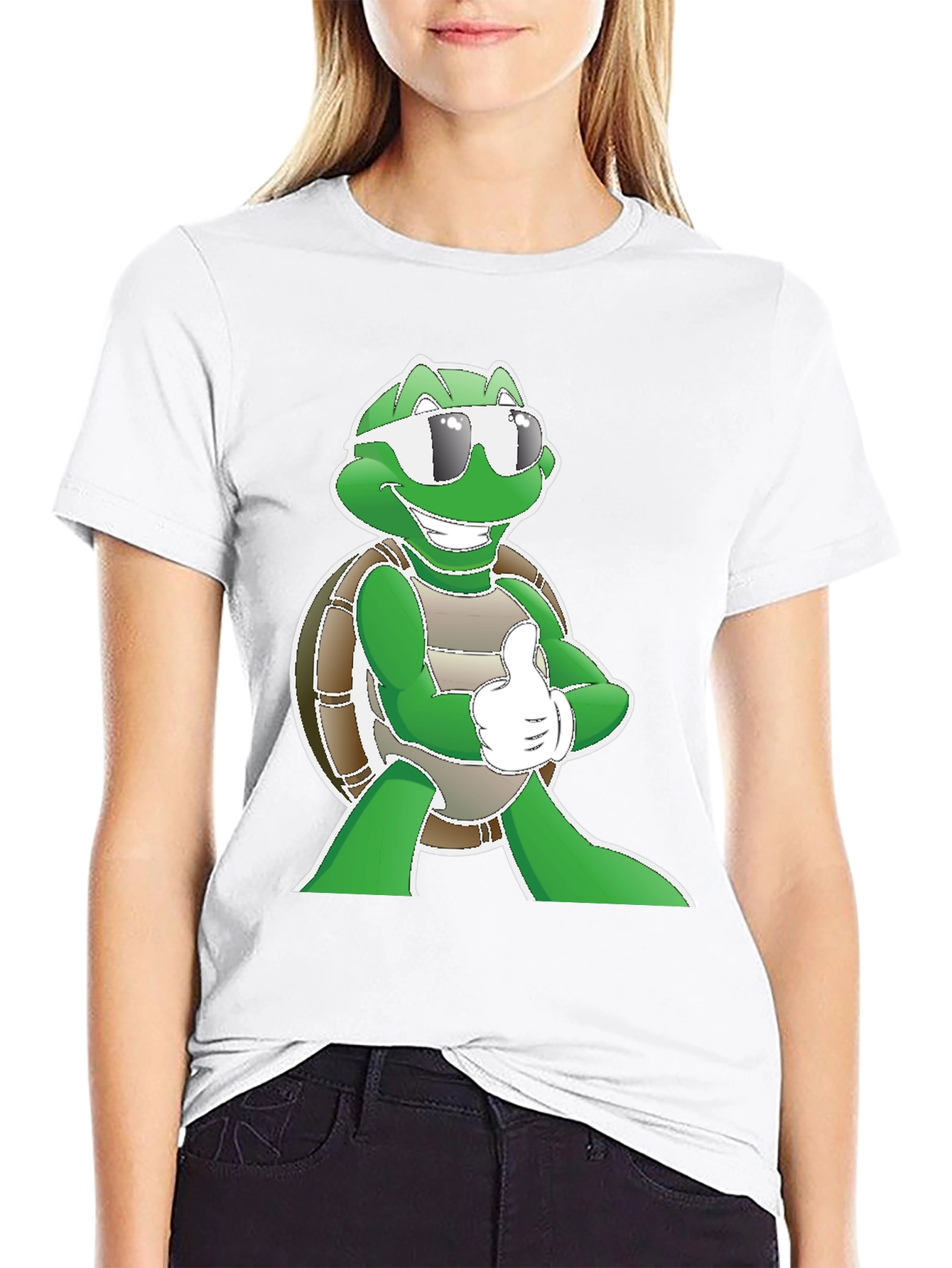 Cool Turtle Graphic T-Shirt