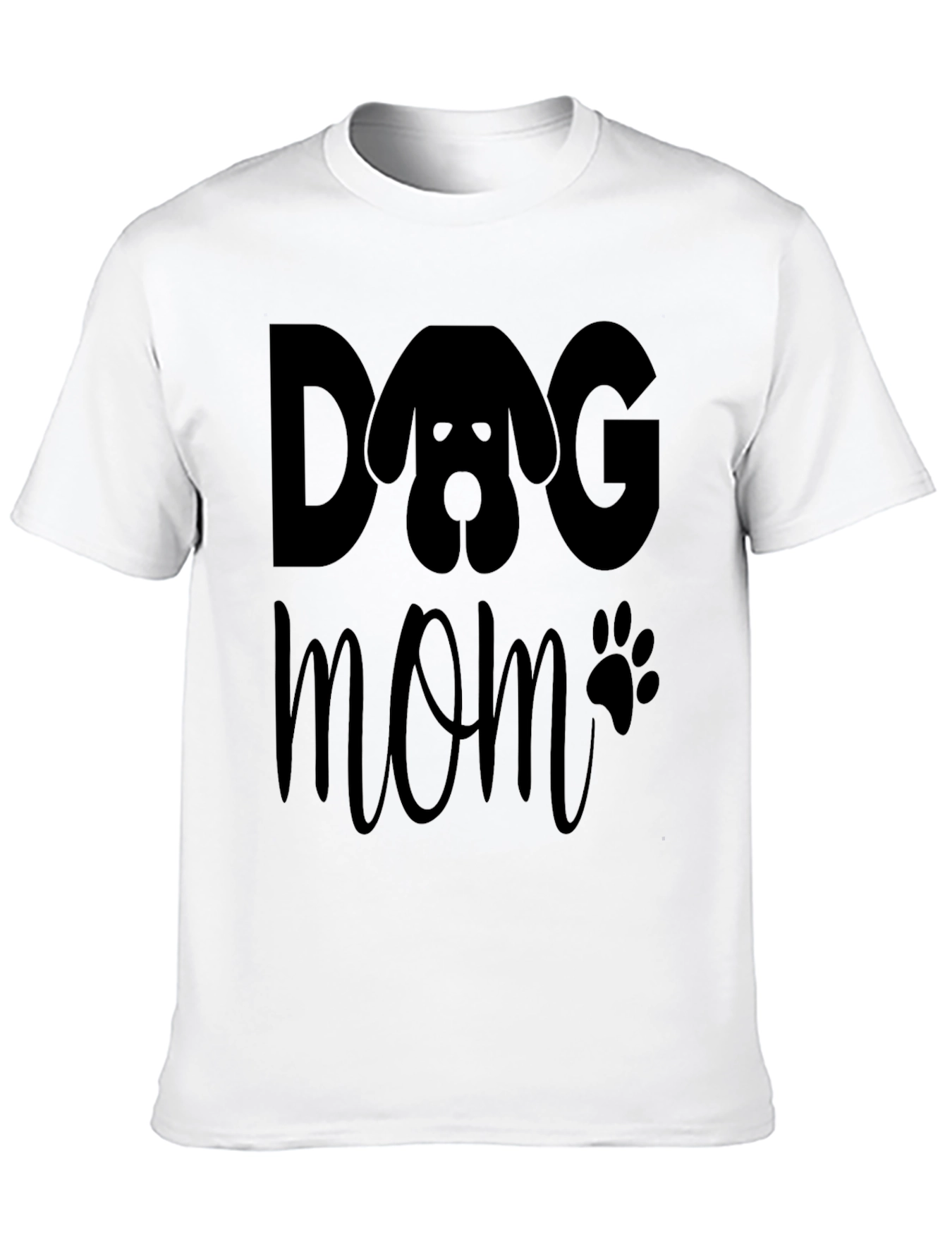 Dog Mom Graphic Tee - Pet Lover Shirt