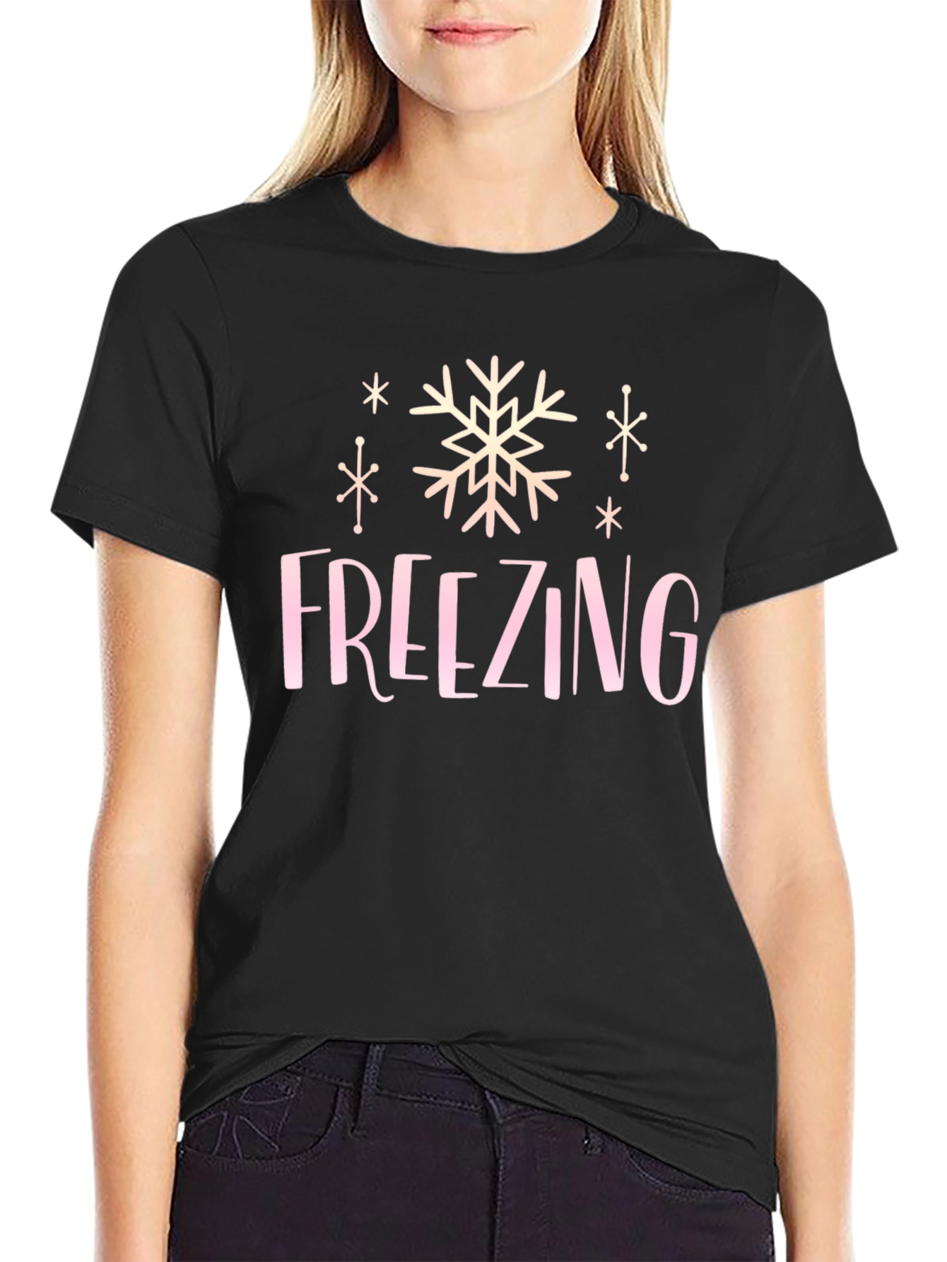 Freezing Snowflake Graphic Tee