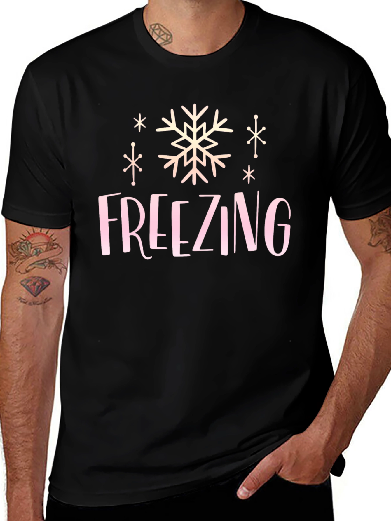 Freezing Snowflake Graphic Tee