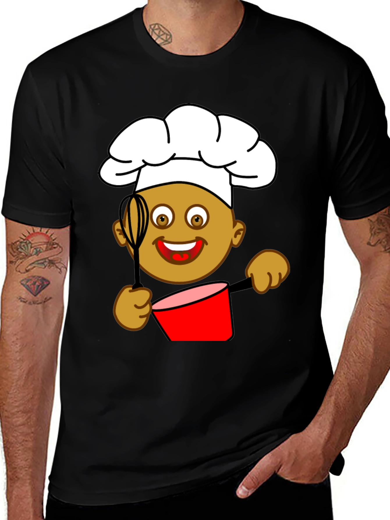 Chef Cartoon Graphic Tee