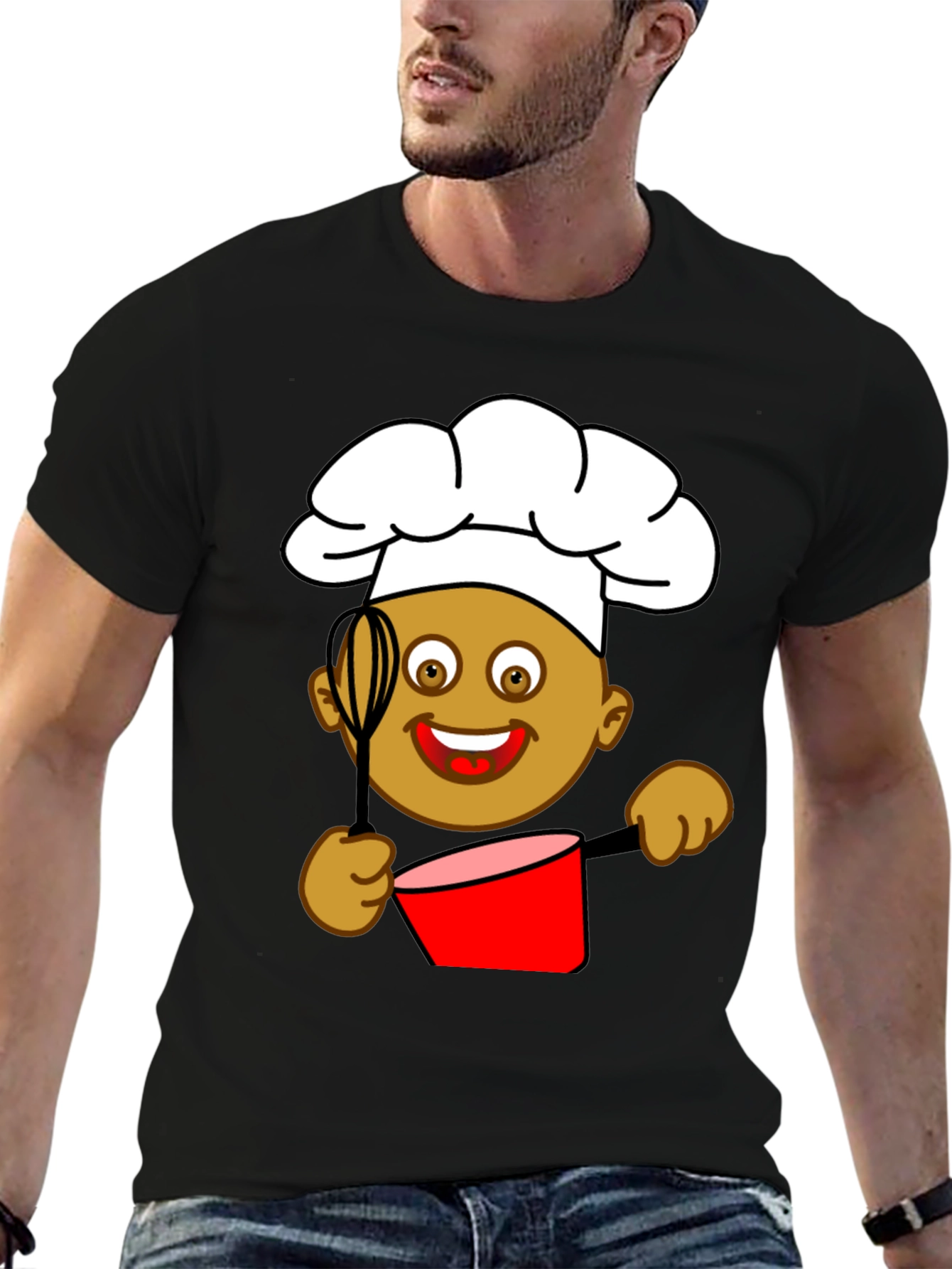 Chef Cartoon Graphic Tee