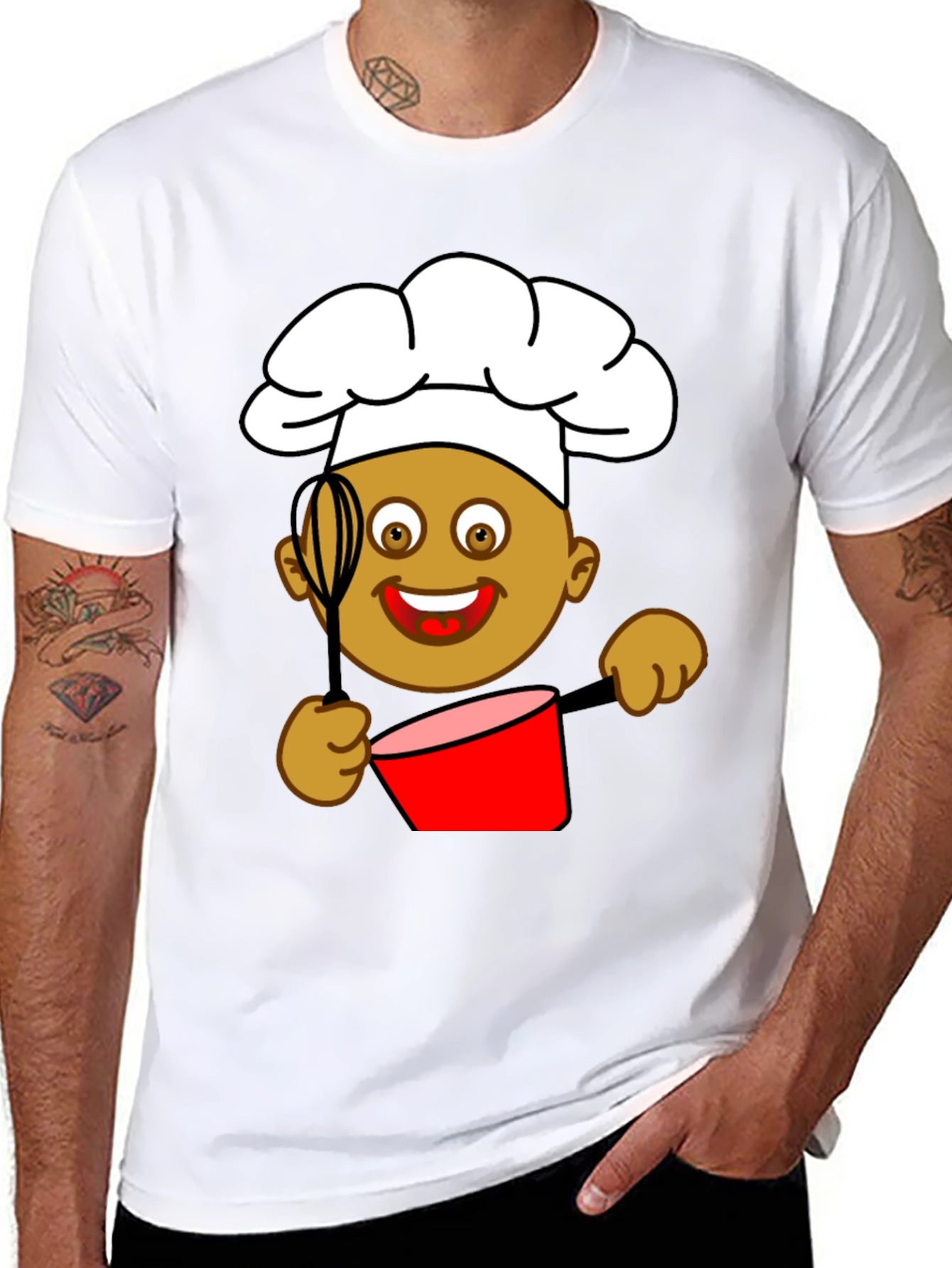 Chef Cartoon Graphic Tee