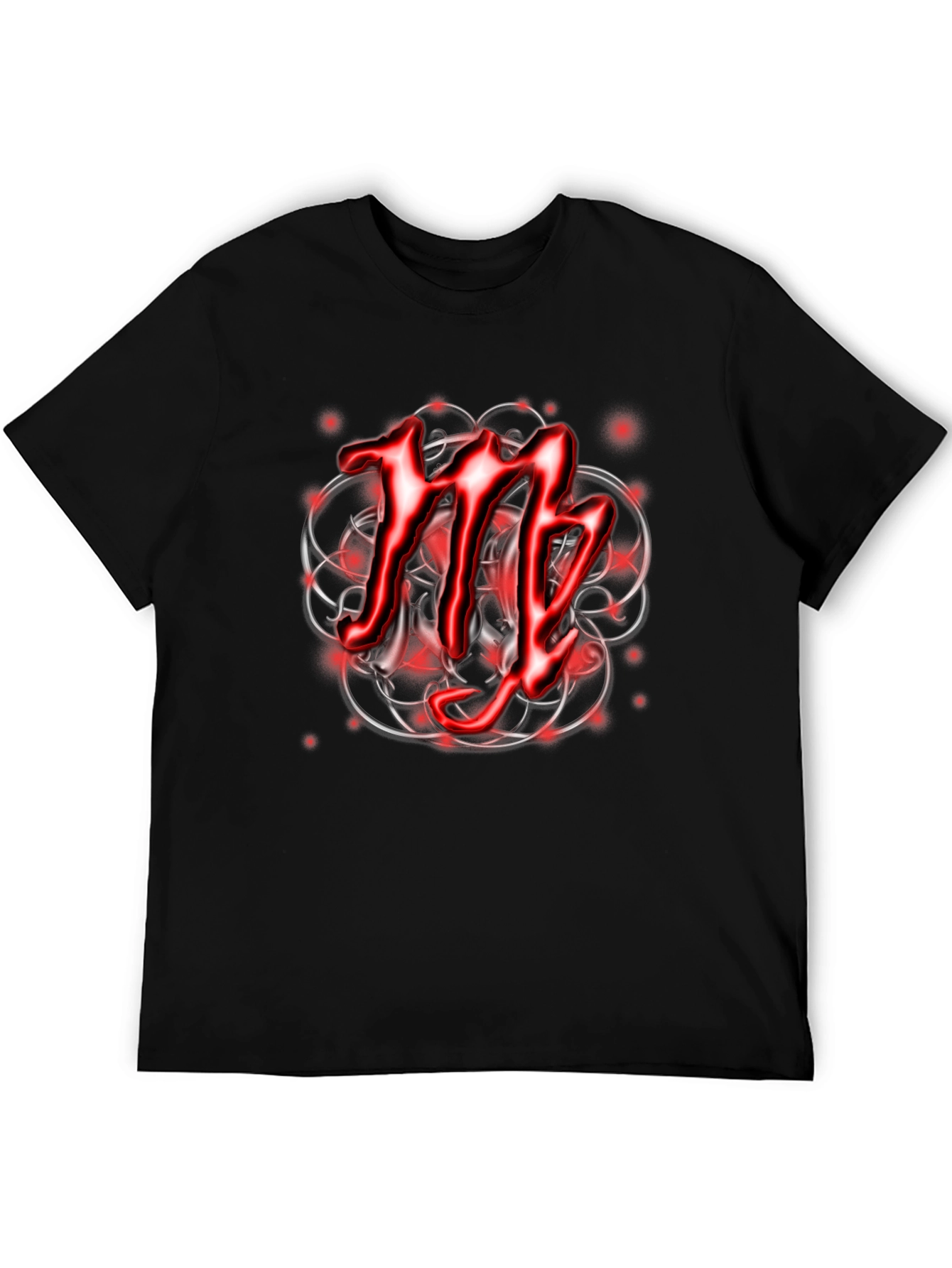 Virgo Zodiac Sign T-Shirt - Black Graphic Tee