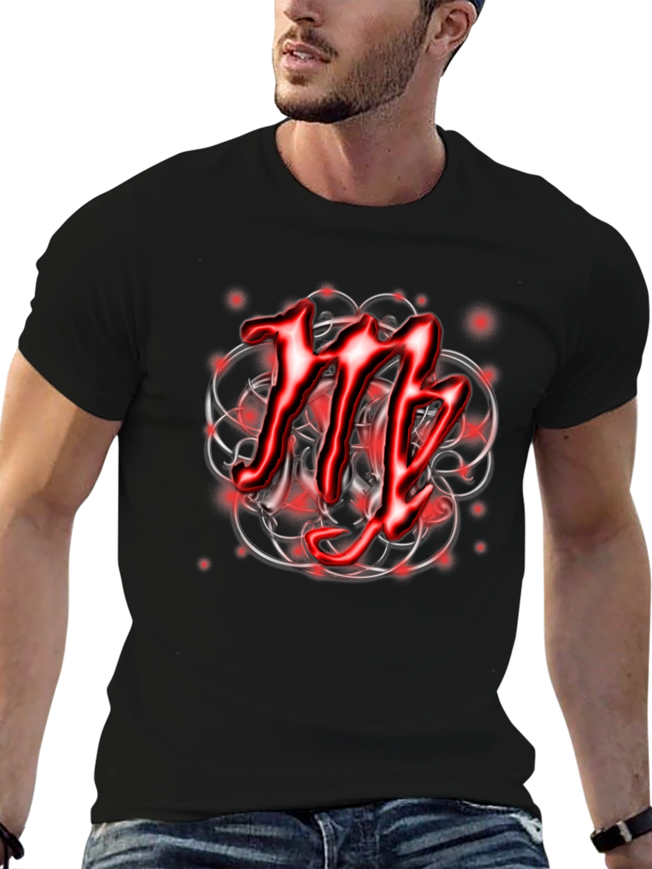 Virgo Zodiac Sign T-Shirt - Black Graphic Tee