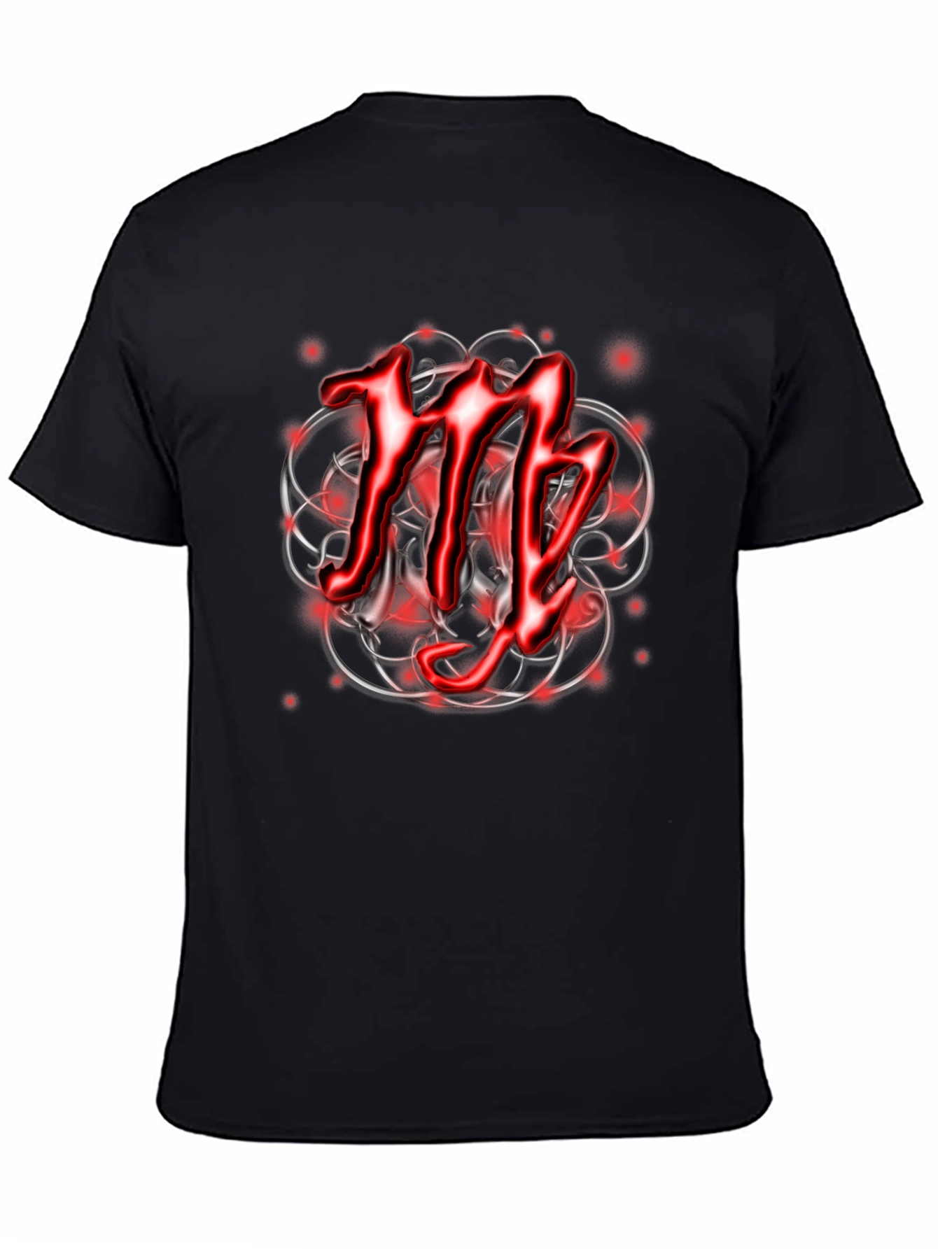 Virgo Zodiac Sign T-Shirt - Black Graphic Tee