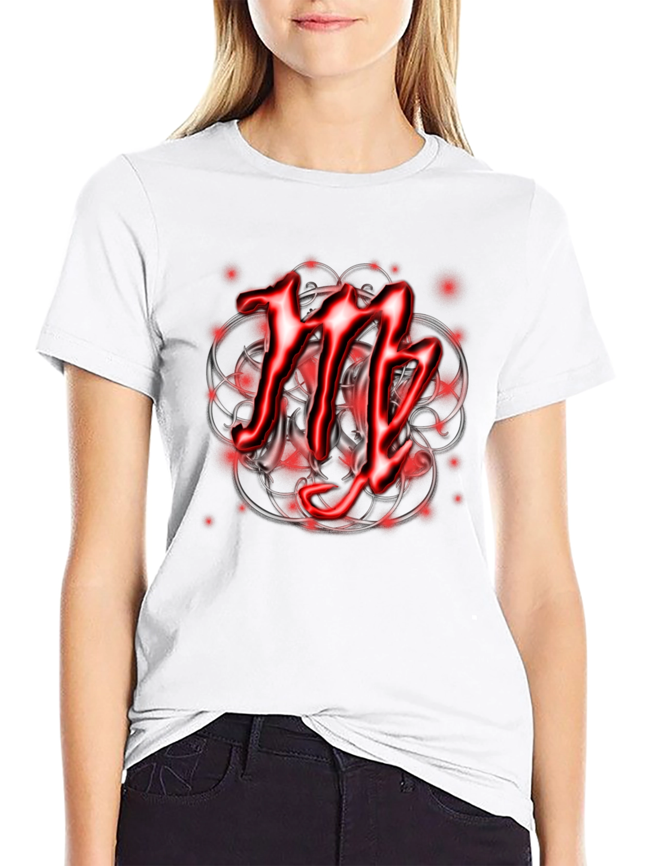 Virgo Zodiac Sign T-Shirt - Black Graphic Tee