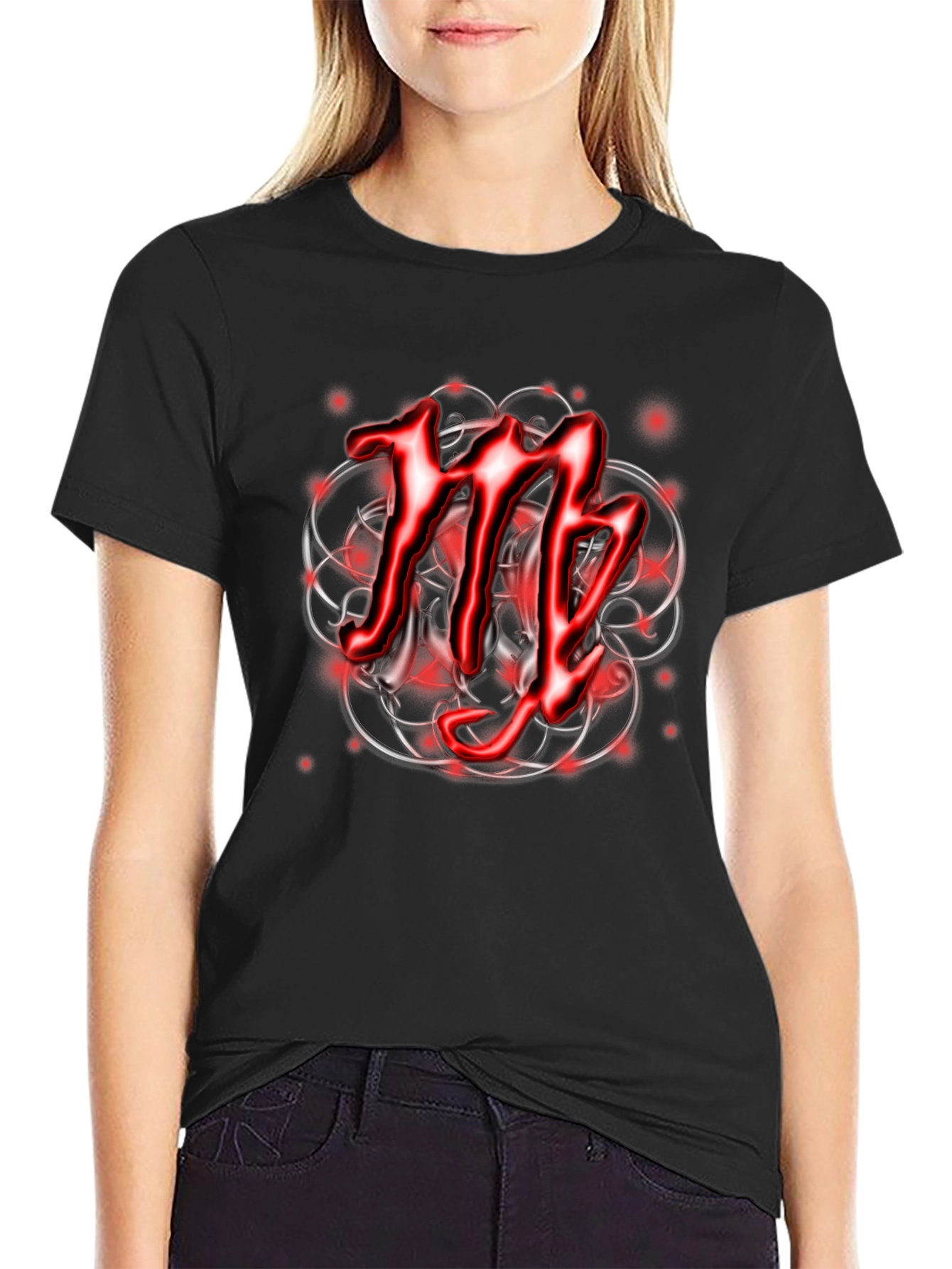 Virgo Zodiac Sign T-Shirt - Black Graphic Tee