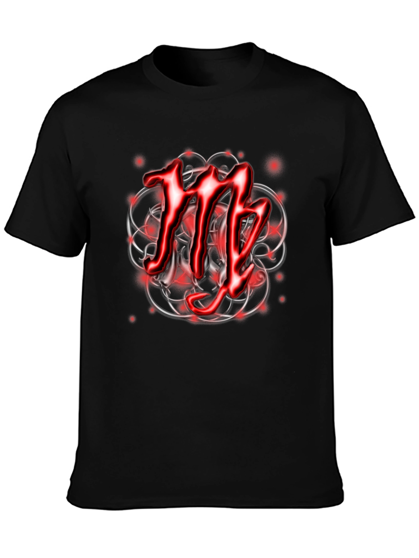 Virgo Zodiac Sign T-Shirt - Black Graphic Tee