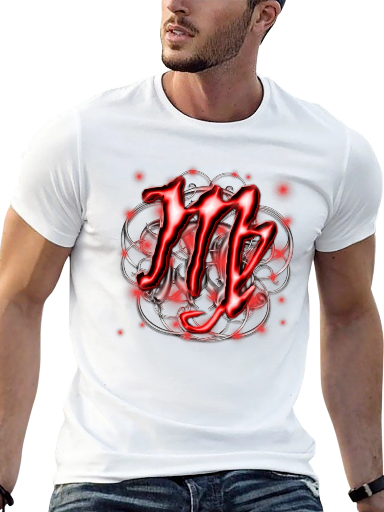 Virgo Zodiac Sign T-Shirt - Black Graphic Tee
