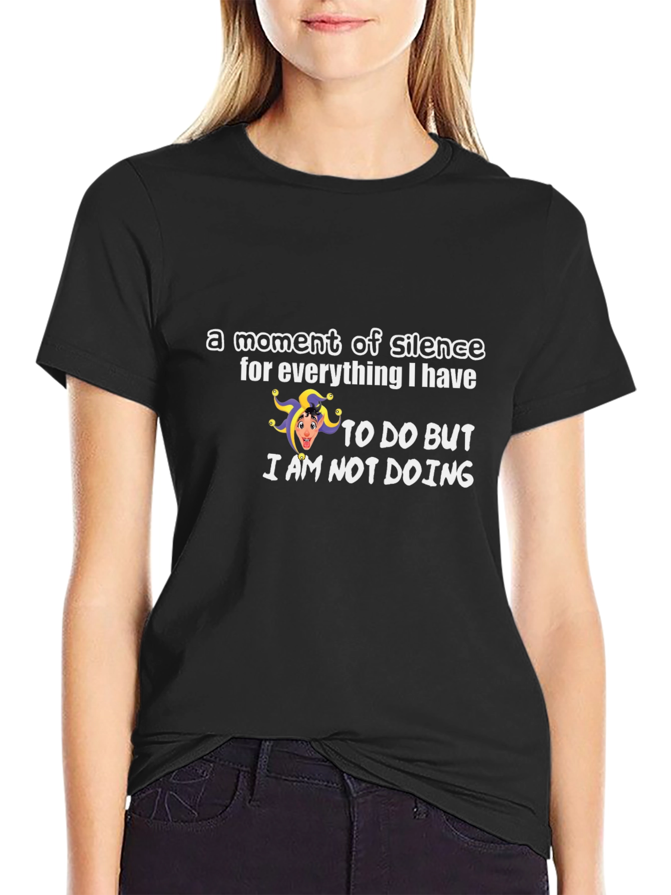 Funny Graphic T-Shirt - A Moment of Silence