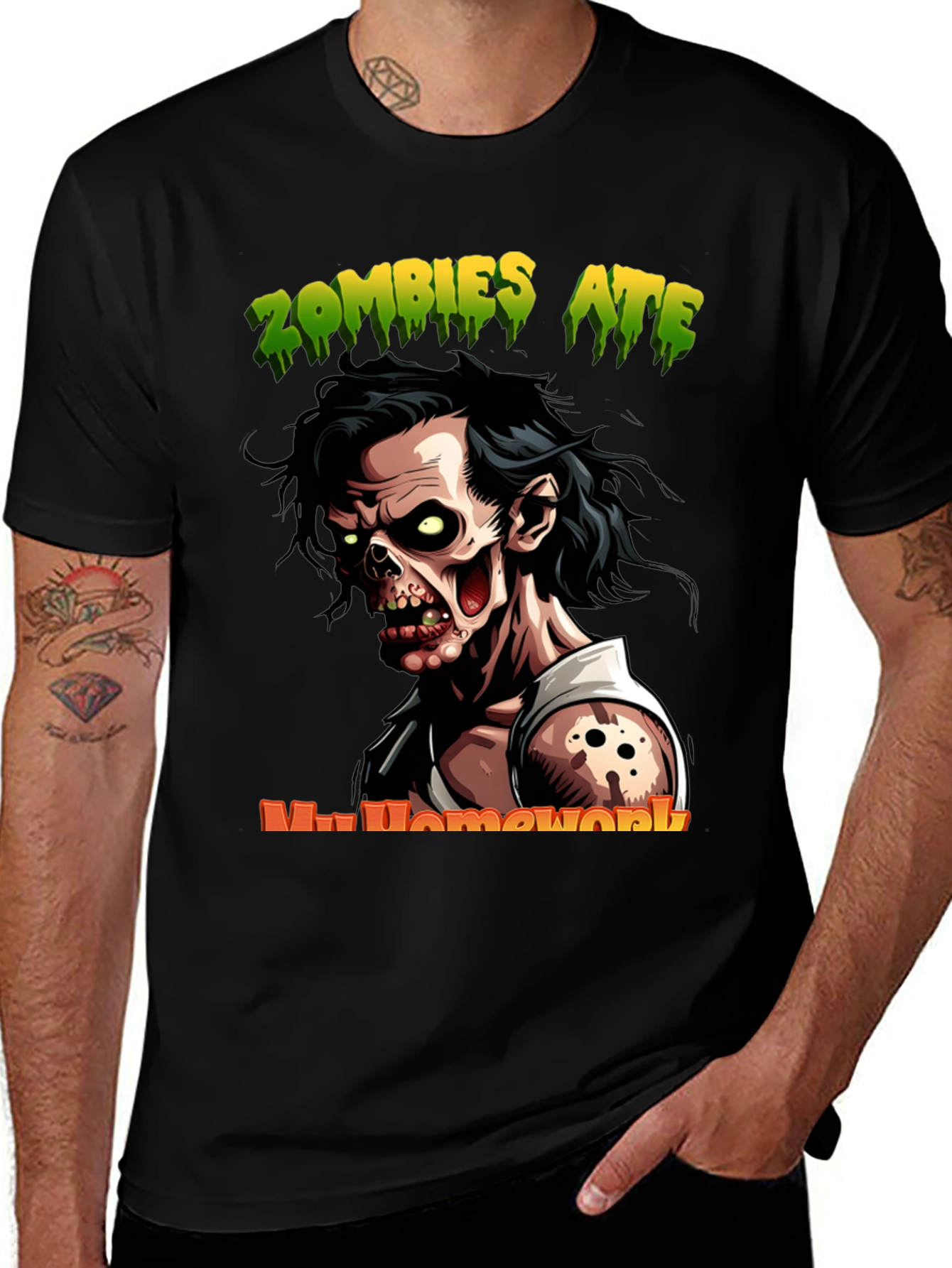 Zombies Ate My Homework T-Shirt