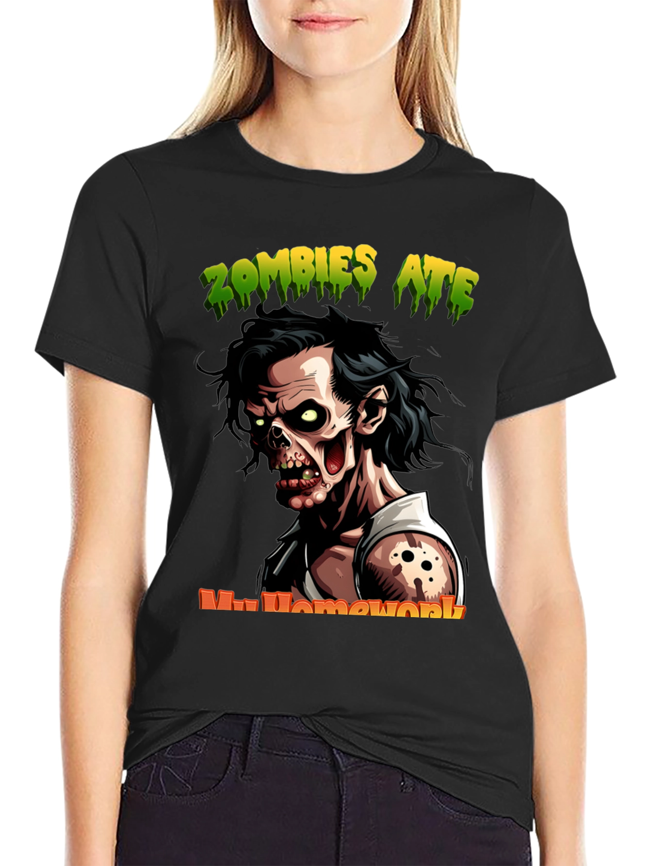 Zombies Ate My Homework T-Shirt