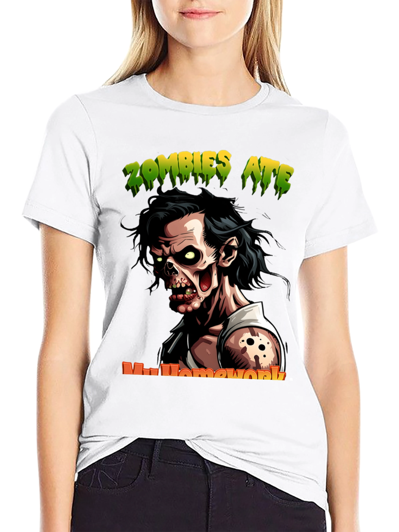 Zombies Ate My Homework T-Shirt