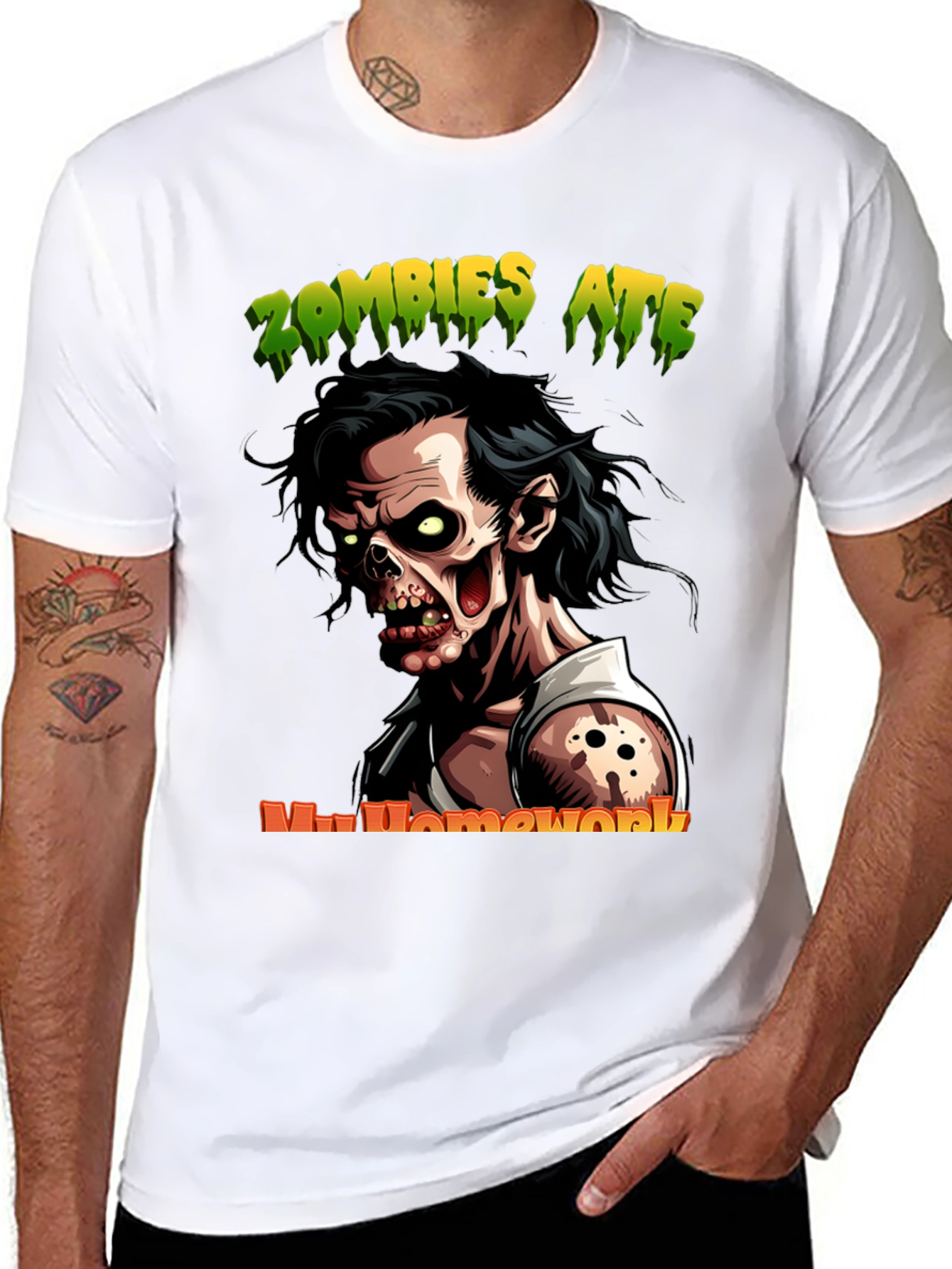 Zombies Ate My Homework T-Shirt