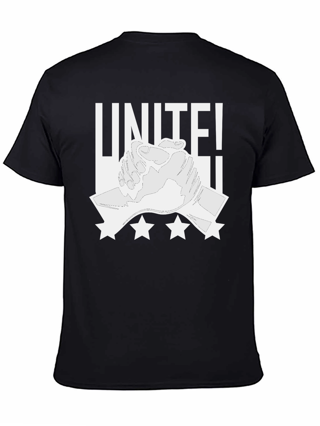 Unite! Graphic Print Crew Neck T-Shirt
