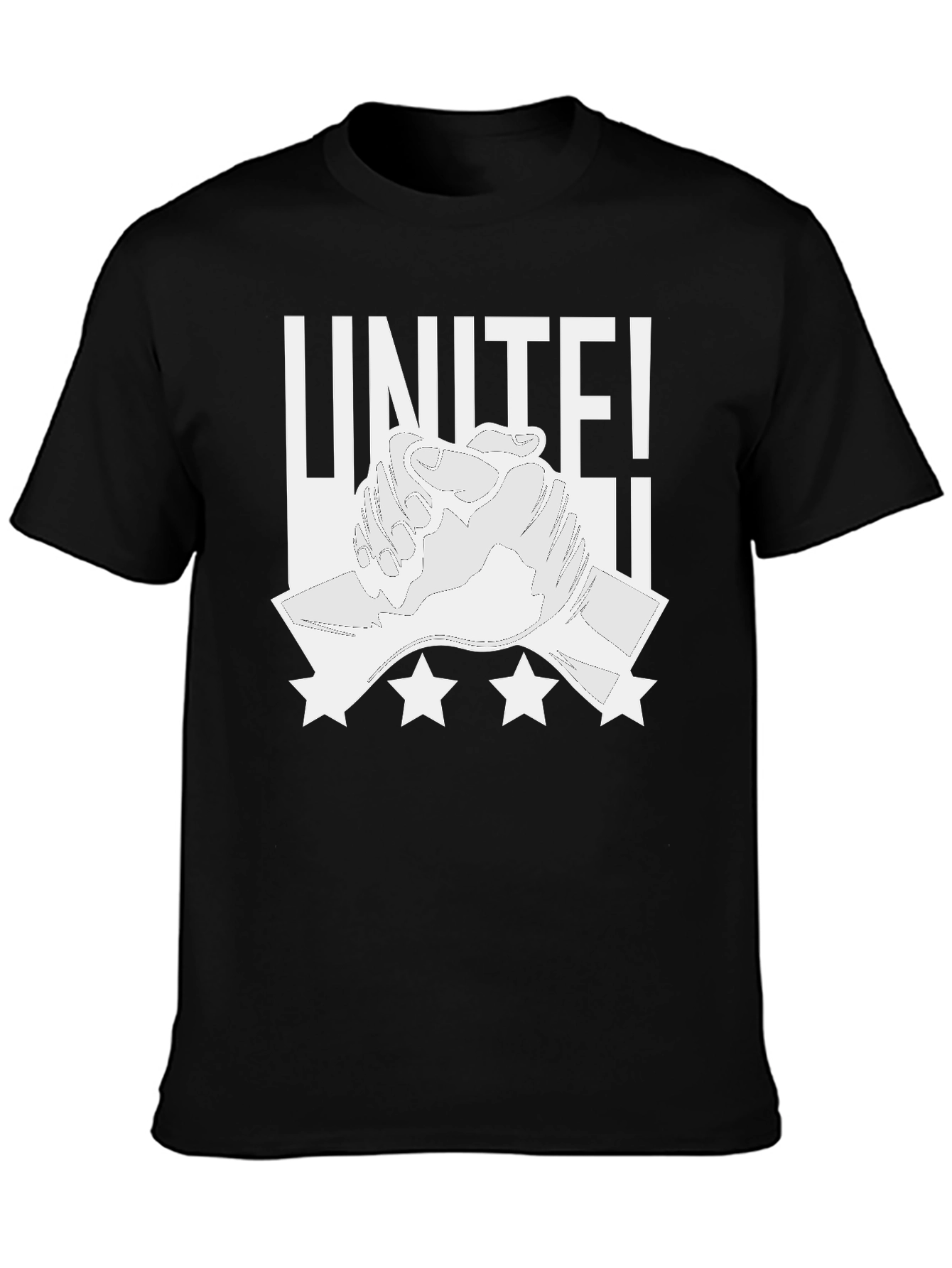 Unite! Graphic Print Crew Neck T-Shirt