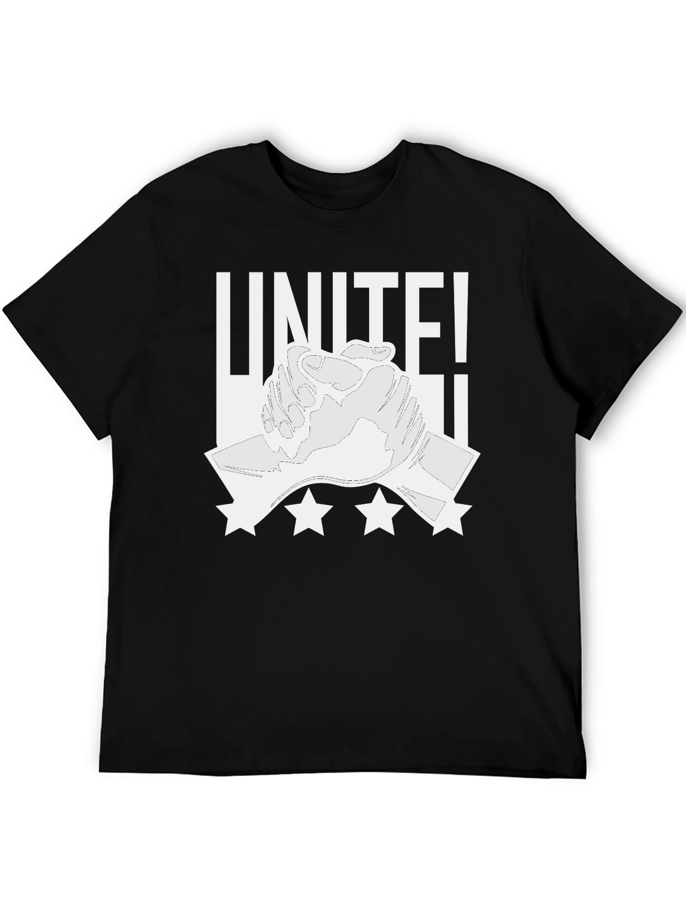 Unite! Graphic Print Crew Neck T-Shirt