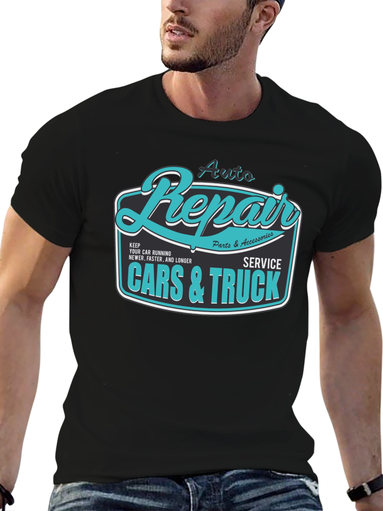 Auto Repair Cars & Truck Graphic T-Shirt