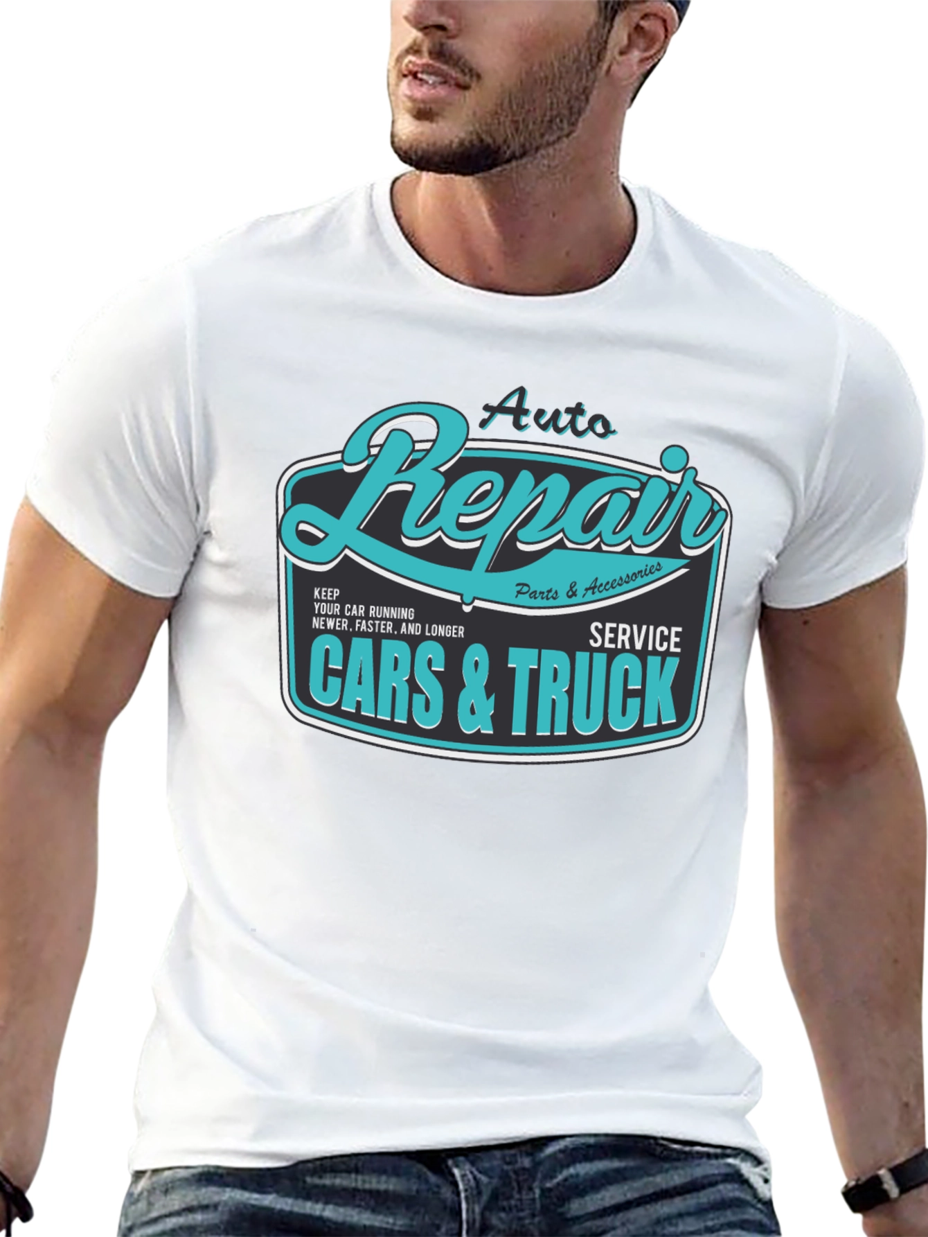 Auto Repair Cars & Truck Graphic T-Shirt