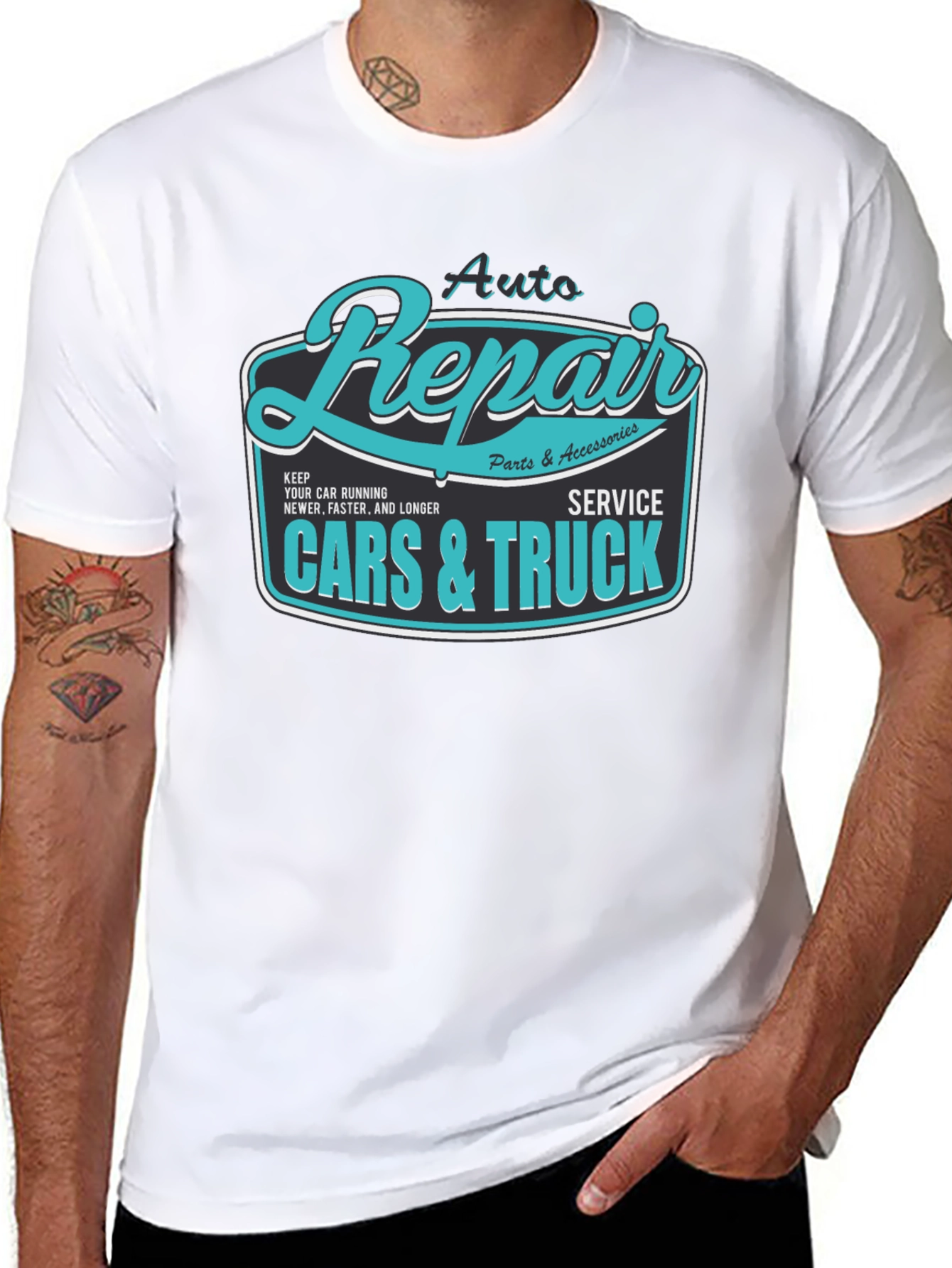 Auto Repair Cars & Truck Graphic T-Shirt