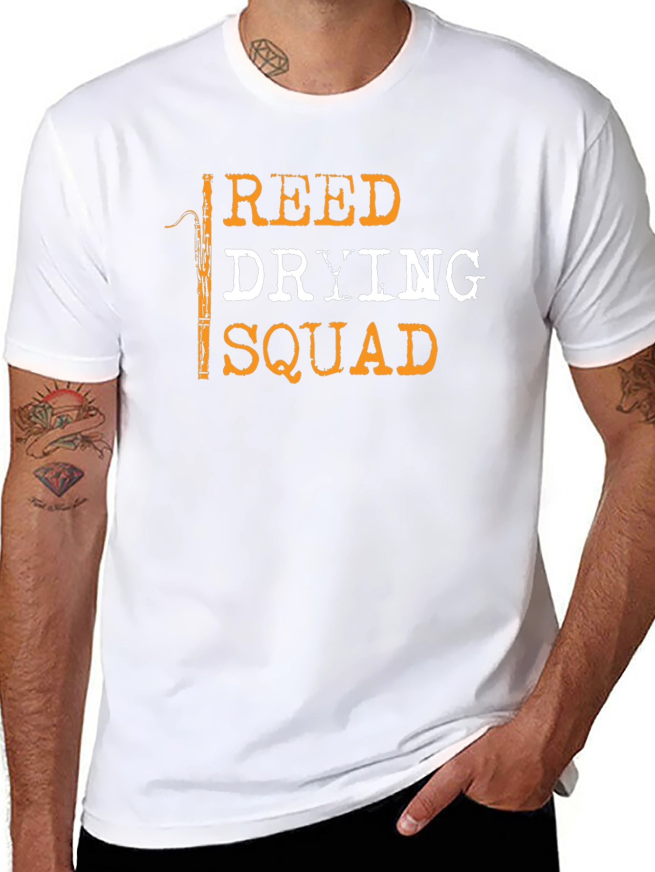 Reed Drying Squad Black Graphic Tee