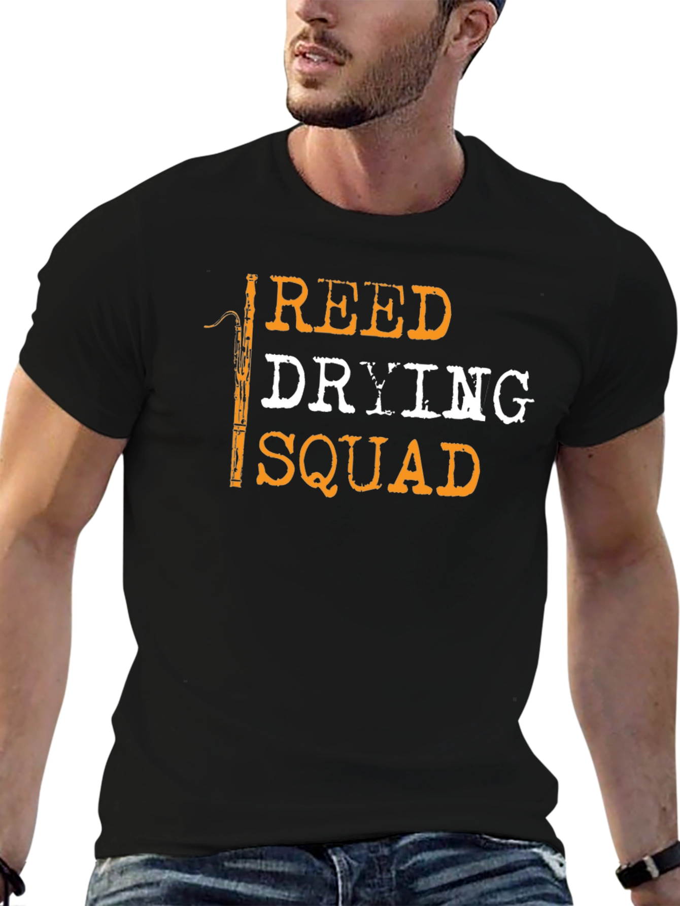 Reed Drying Squad Black Graphic Tee