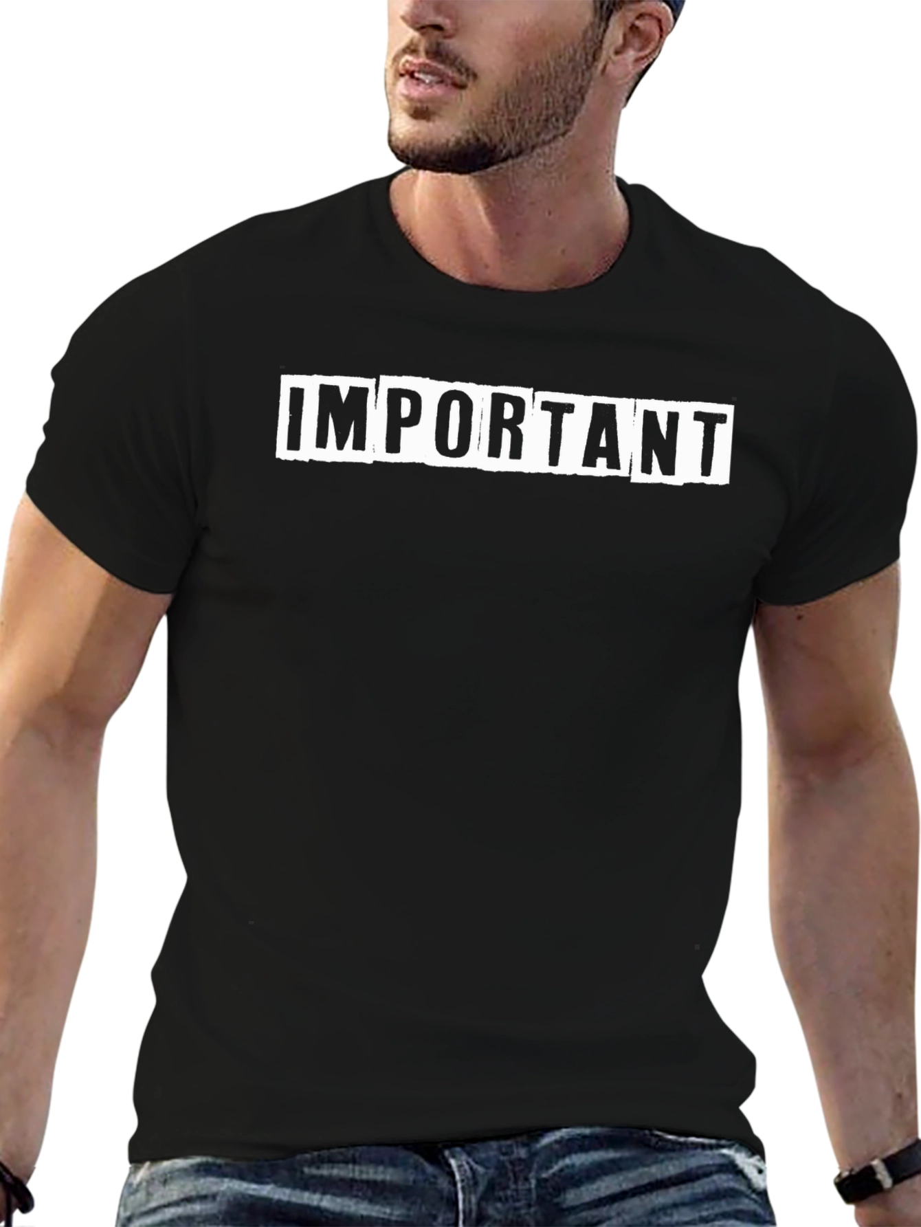 Important Statement Graphic T-Shirt