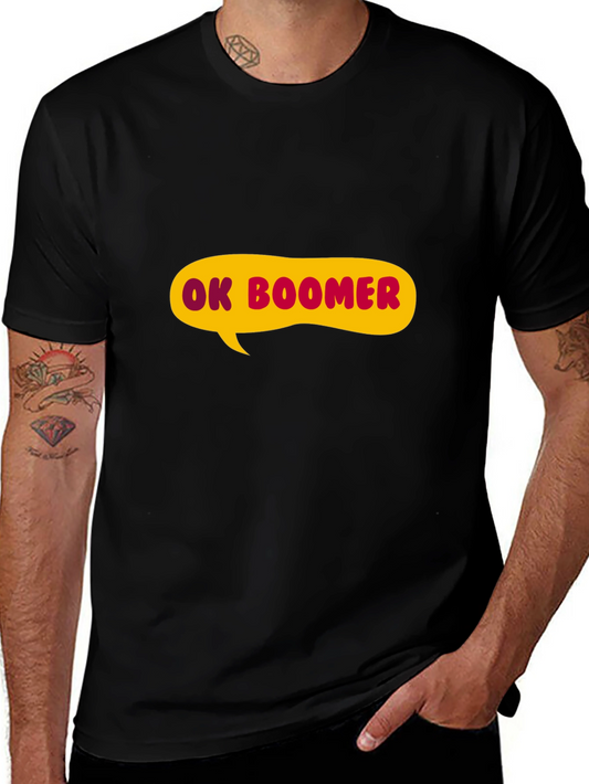 OK Boomer Graphic Tee - Trendy Slogan T-Shirt
