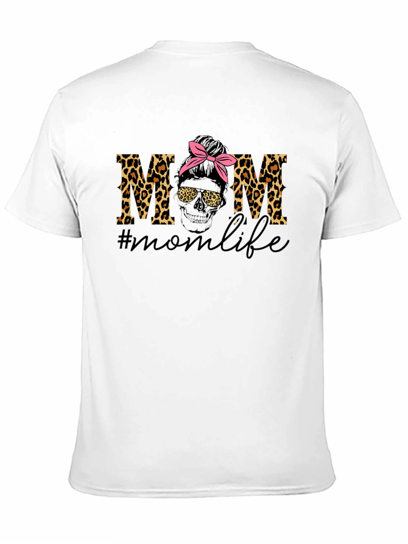 Mom Life Leopard Print T-Shirt