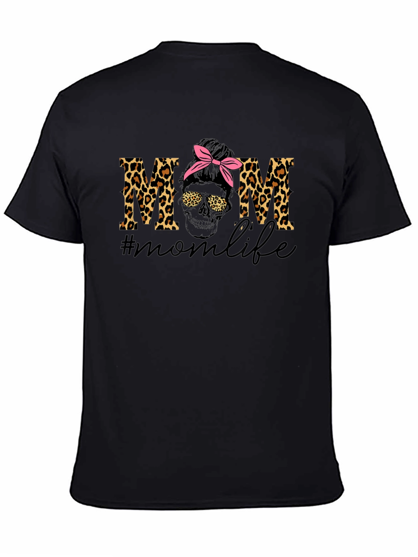 Mom Life Leopard Print T-Shirt