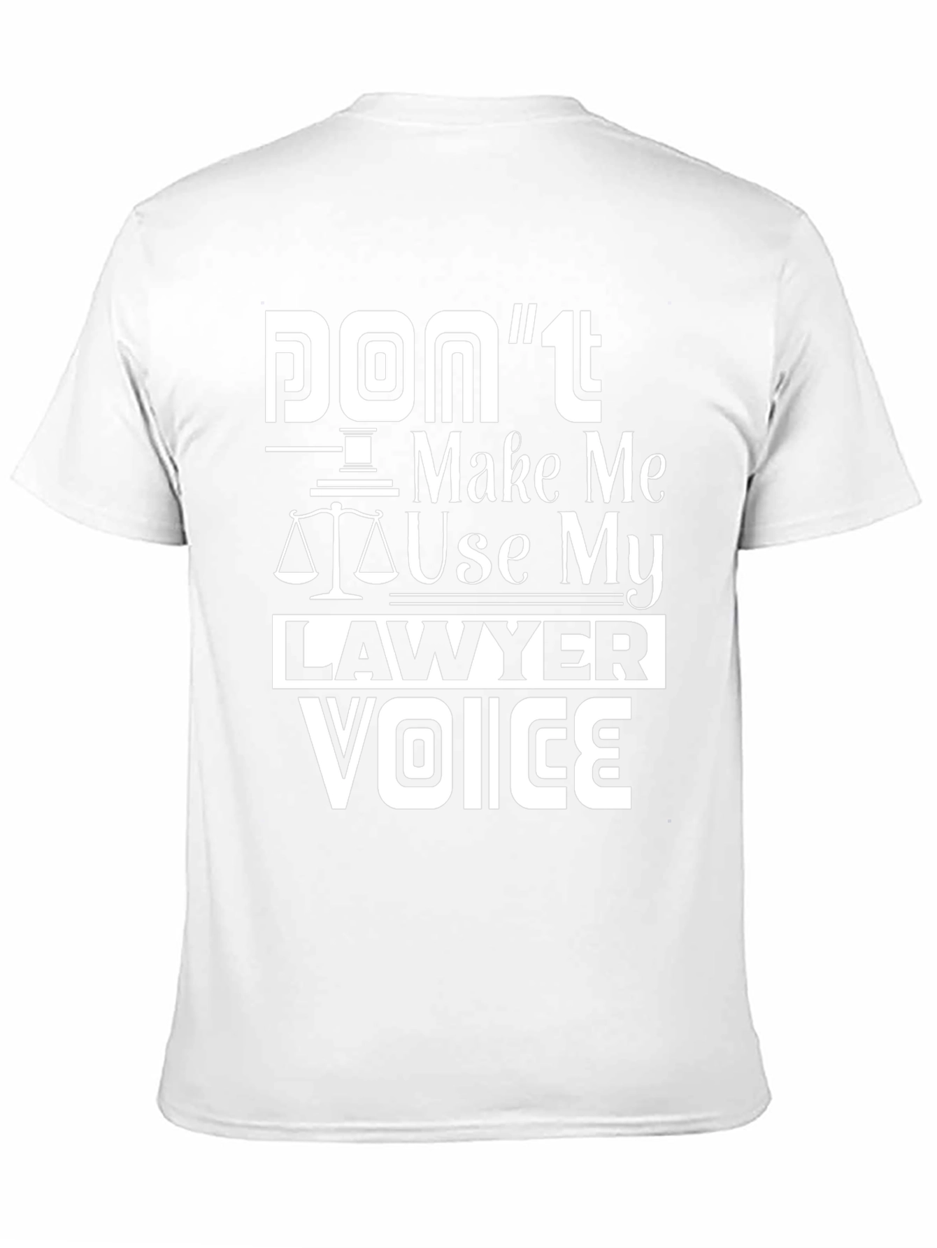 Lawyer Voice Graphic Tee - Black