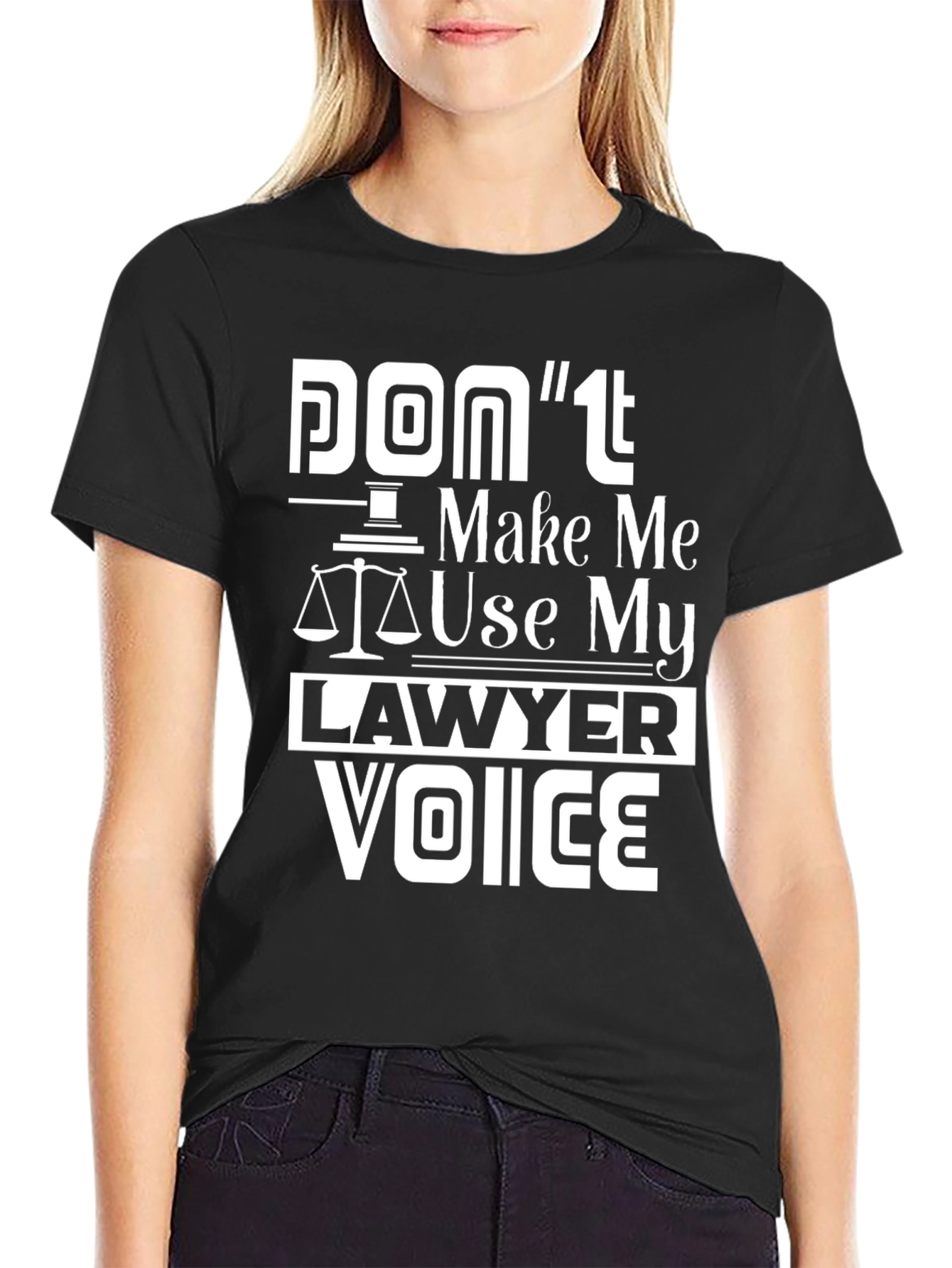 Lawyer Voice Graphic Tee - Black