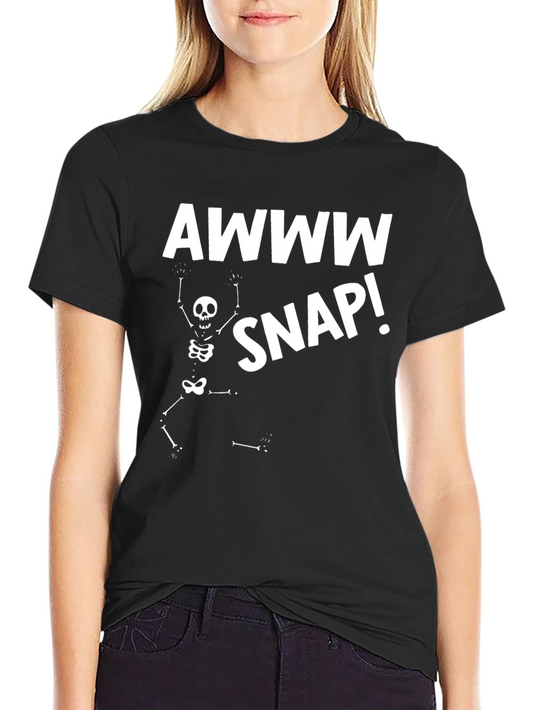 Awww Snap! Skeleton Graphic Tee