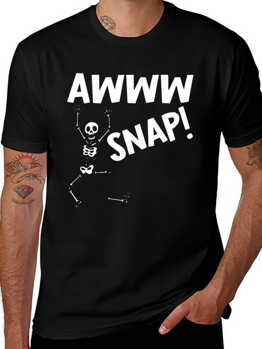 Awww Snap! Skeleton Graphic Tee