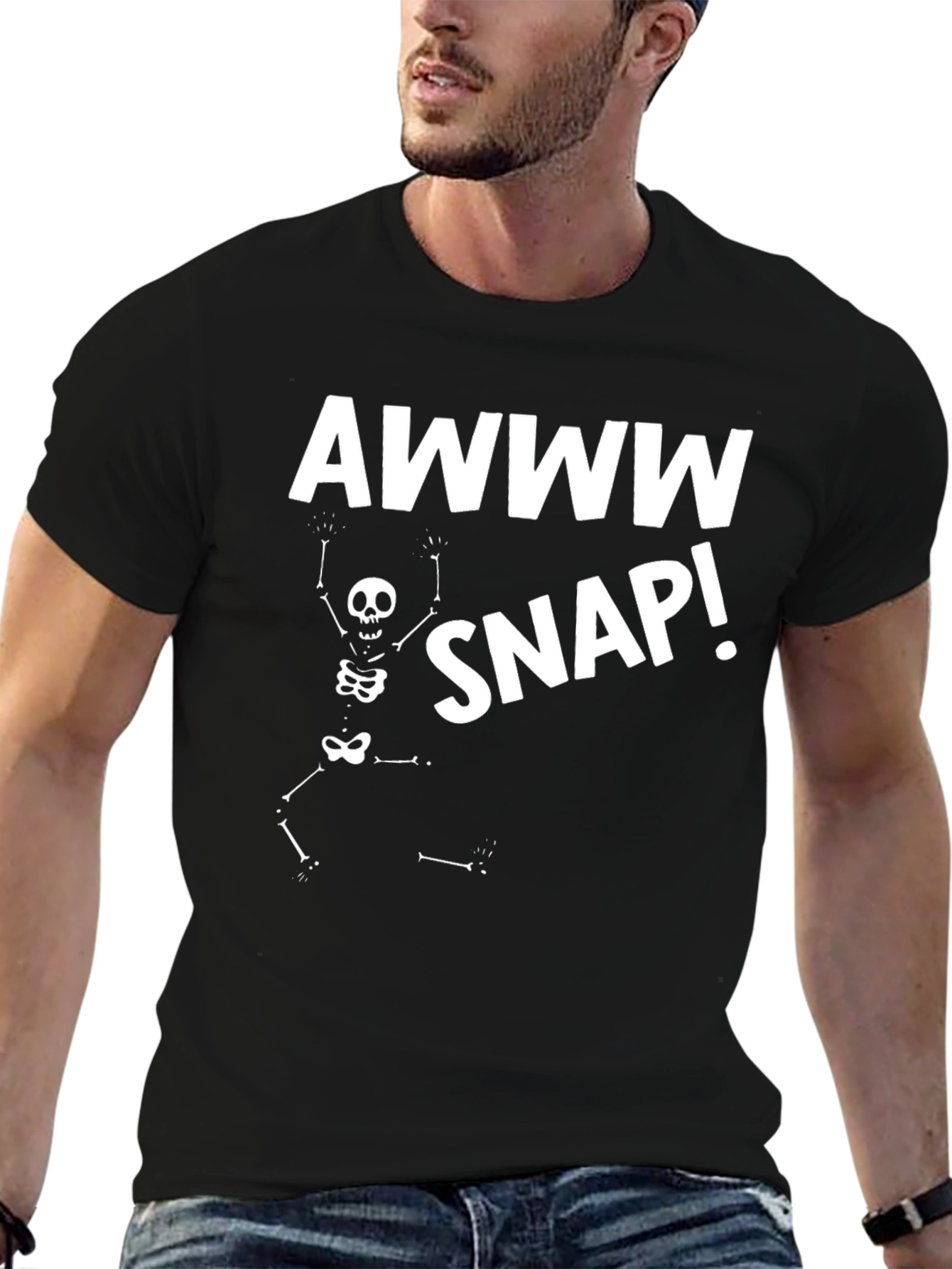 Awww Snap! Skeleton Graphic Tee