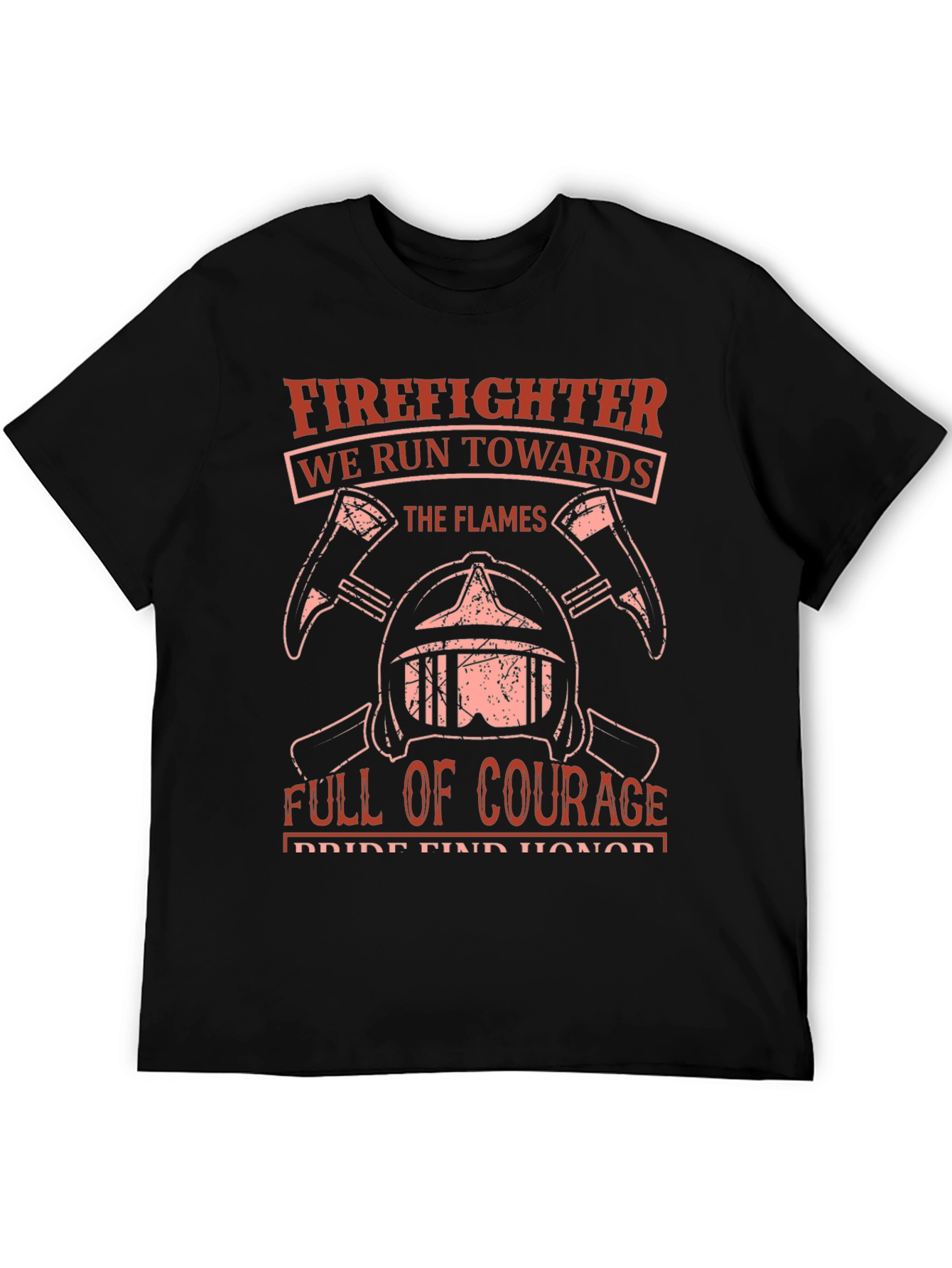 Firefighter Courage T-Shirt - Black