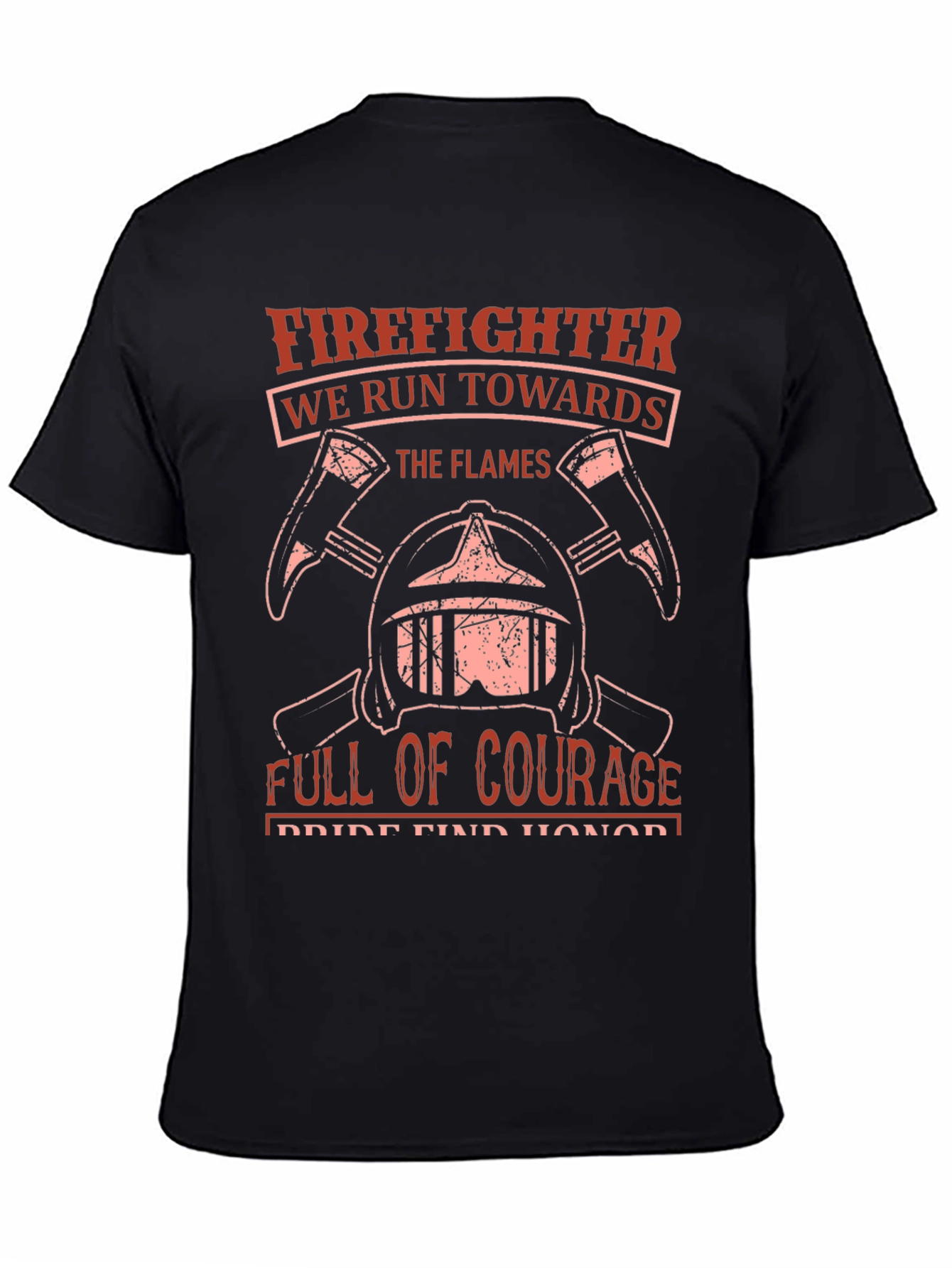 Firefighter Courage T-Shirt - Black