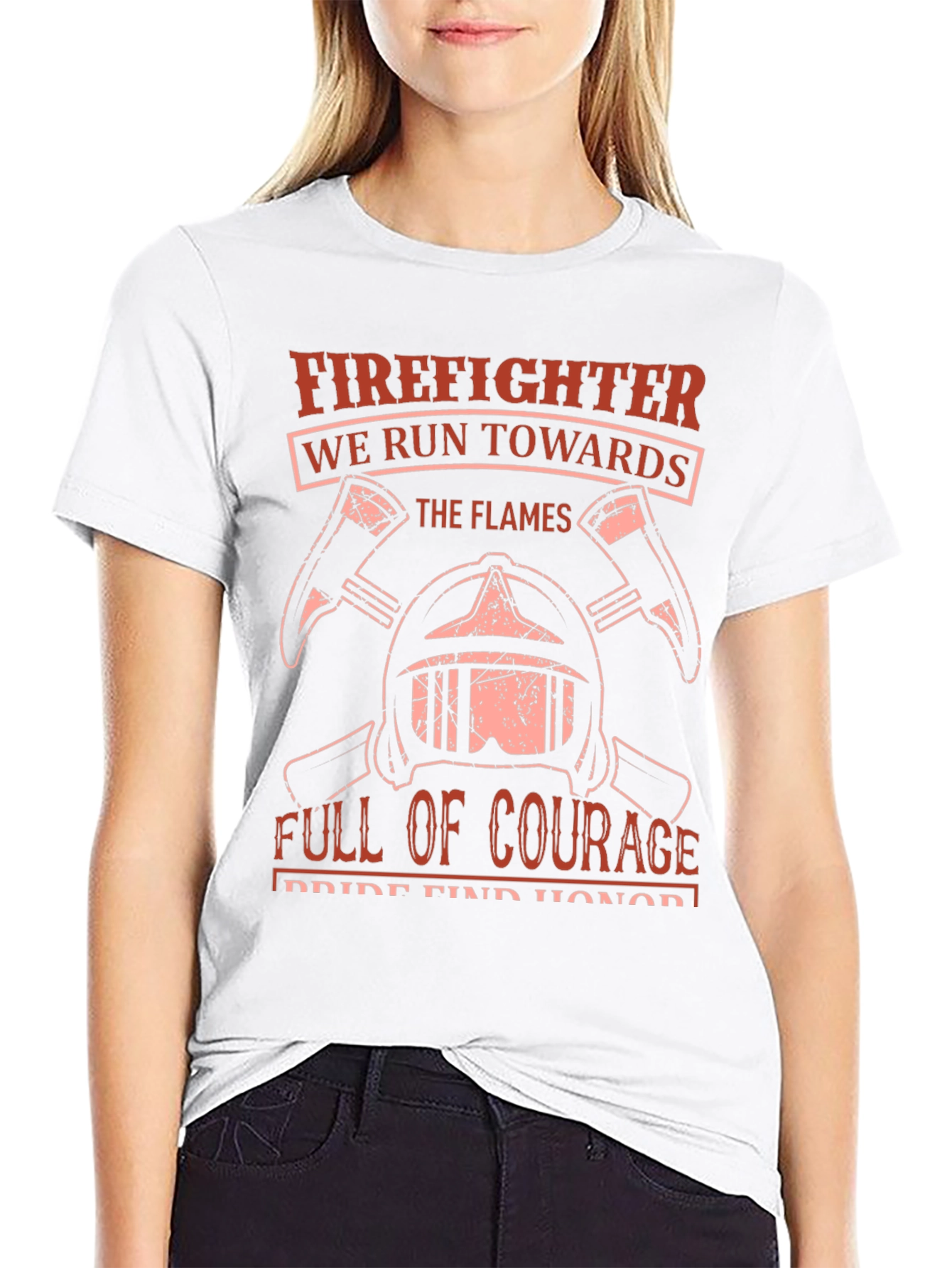 Firefighter Courage T-Shirt - Black