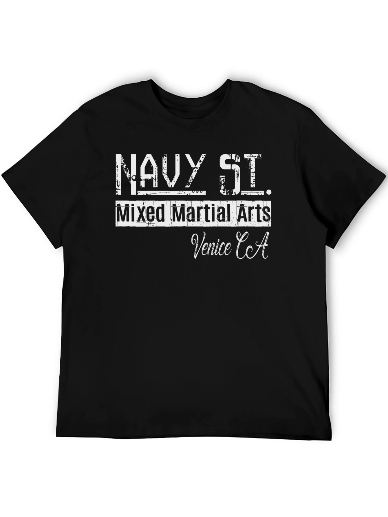 Navy St. Mixed Martial Arts Black T-Shirt