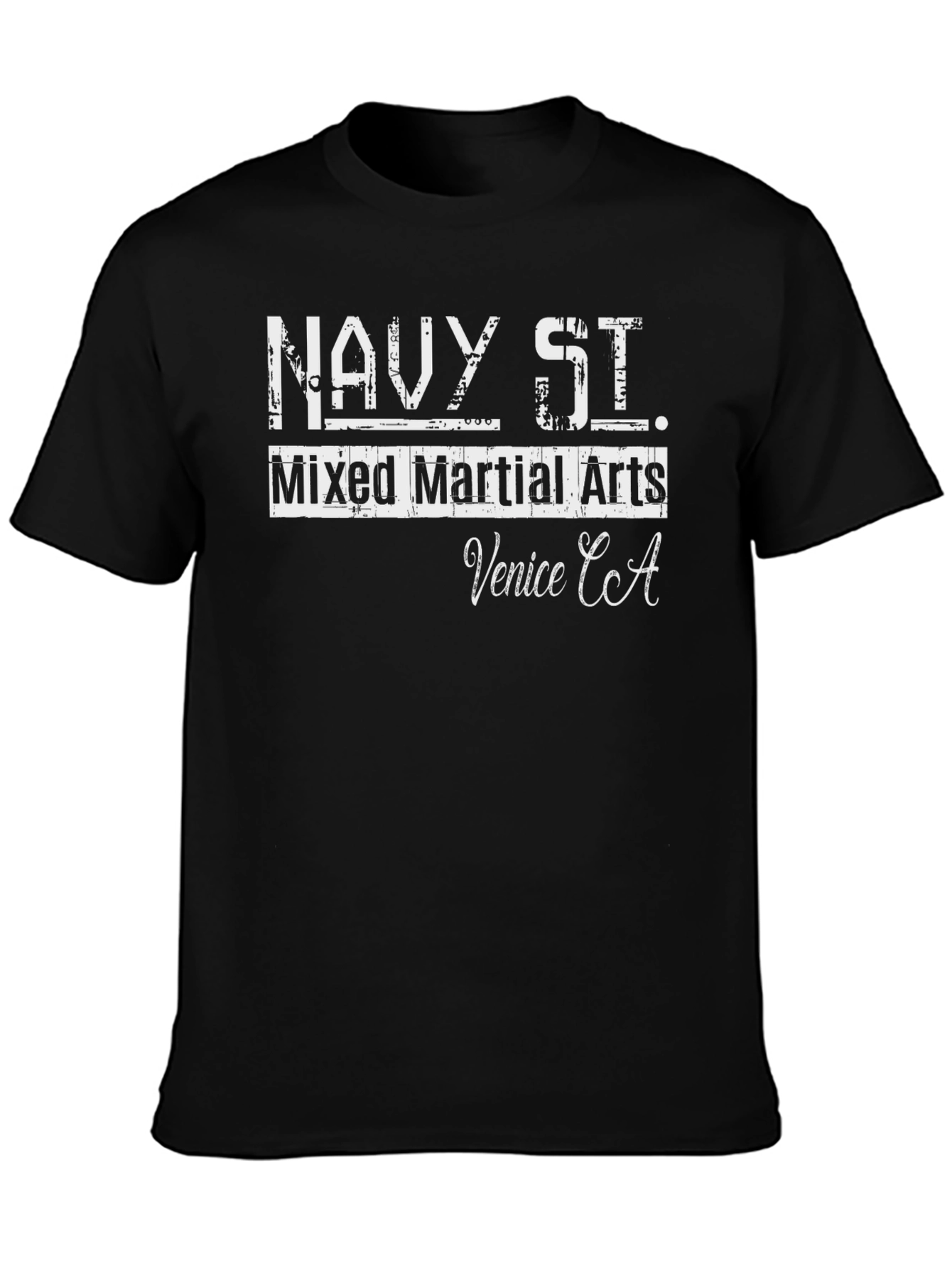 Navy St. Mixed Martial Arts Black T-Shirt