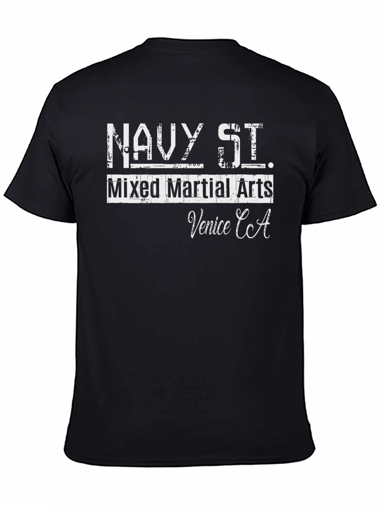 Navy St. Mixed Martial Arts Black T-Shirt