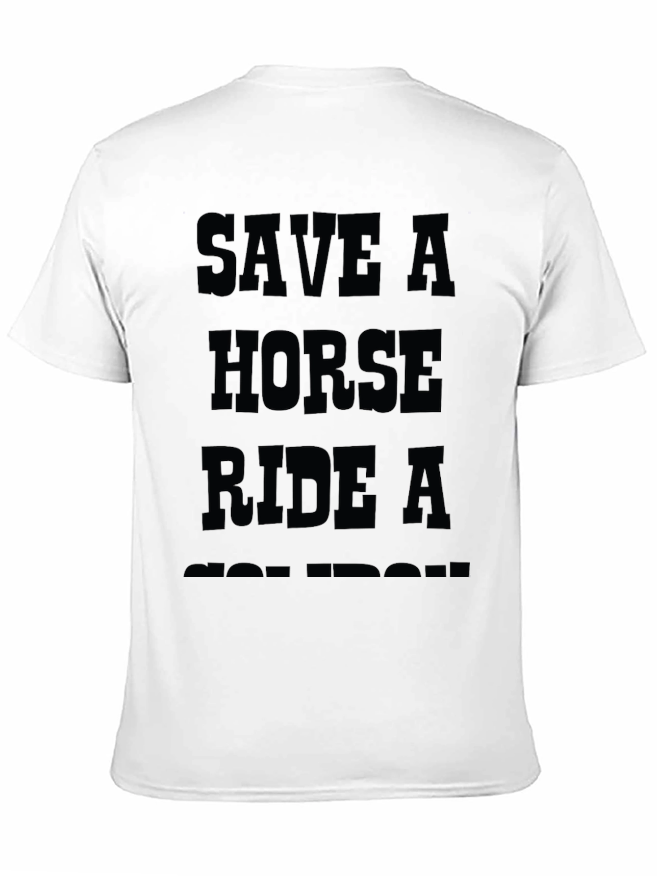 Save A Horse Ride A Cowboy Graphic Tee